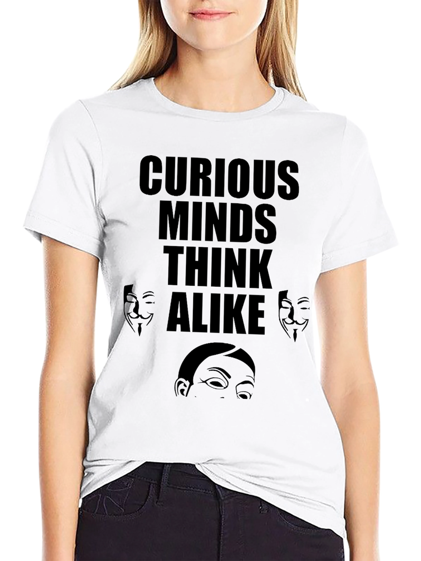 Curious Minds T-Shirt Anonymous Design