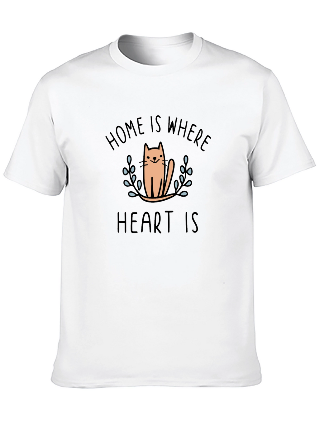 Home is Where the Heart Is Cat T-Shirt