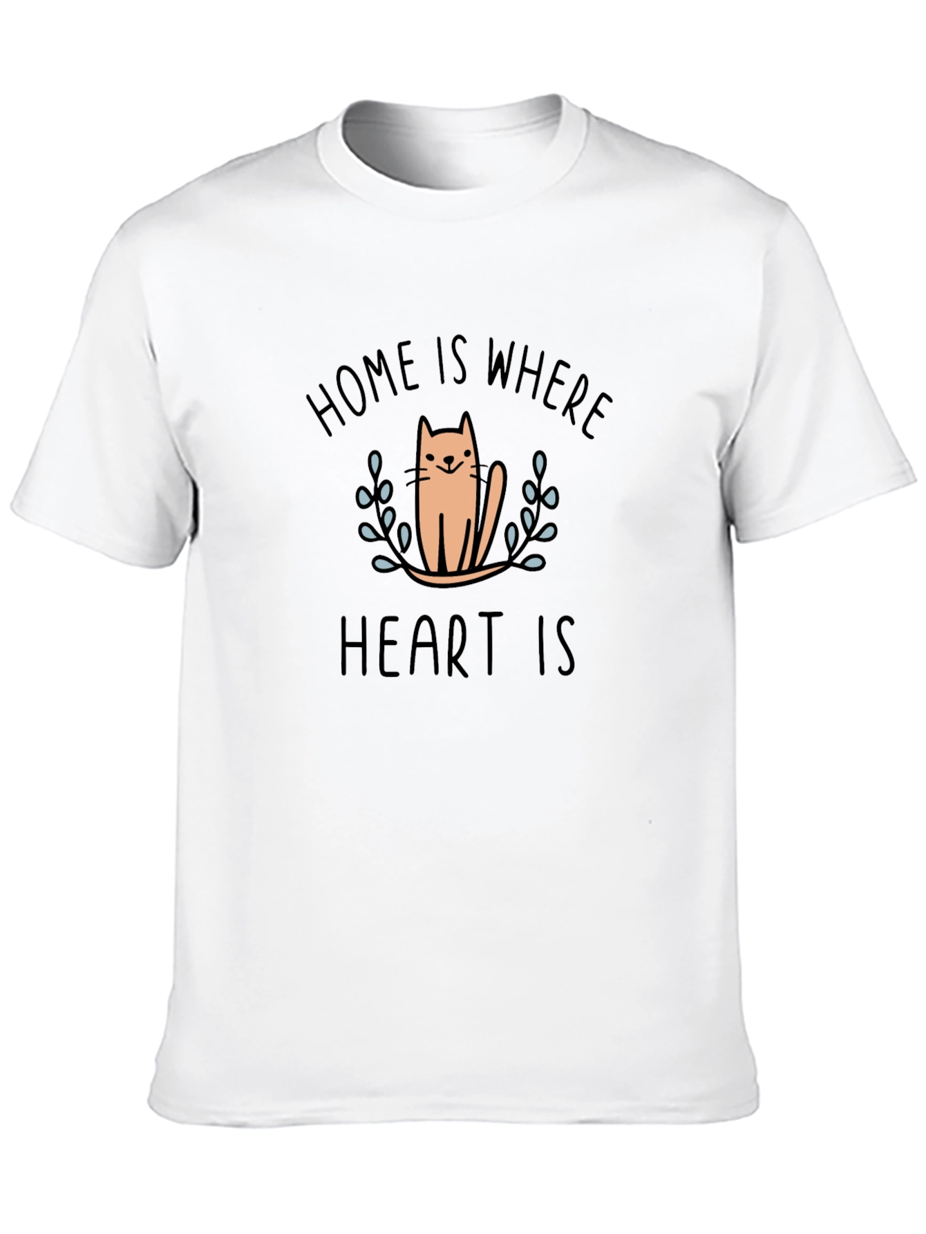Home is Where the Heart Is Cat T-Shirt
