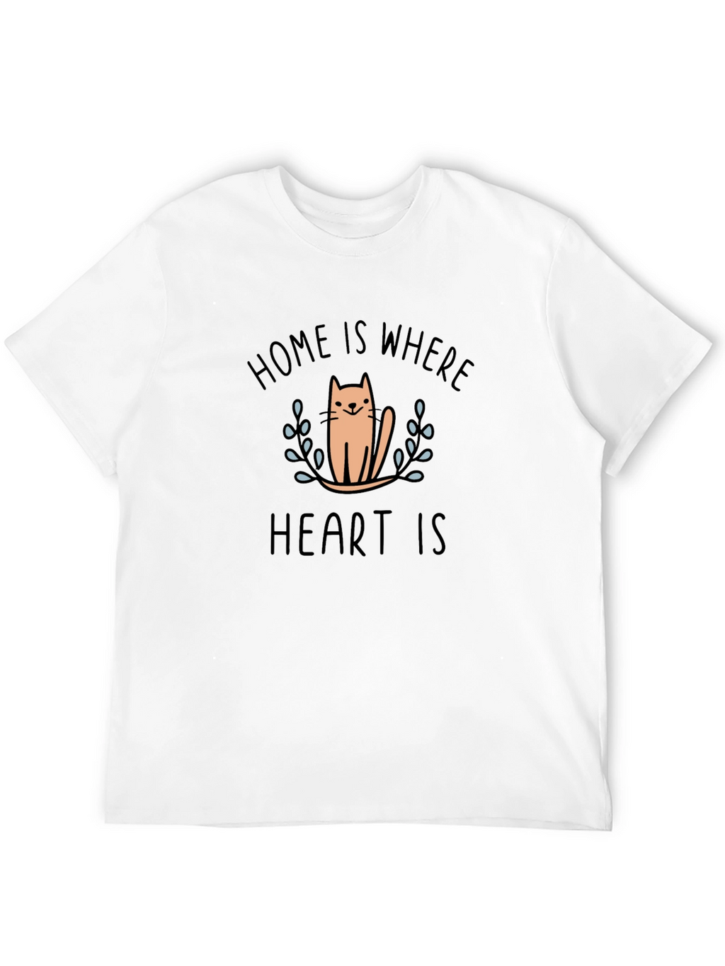 Home is Where the Heart Is Cat T-Shirt