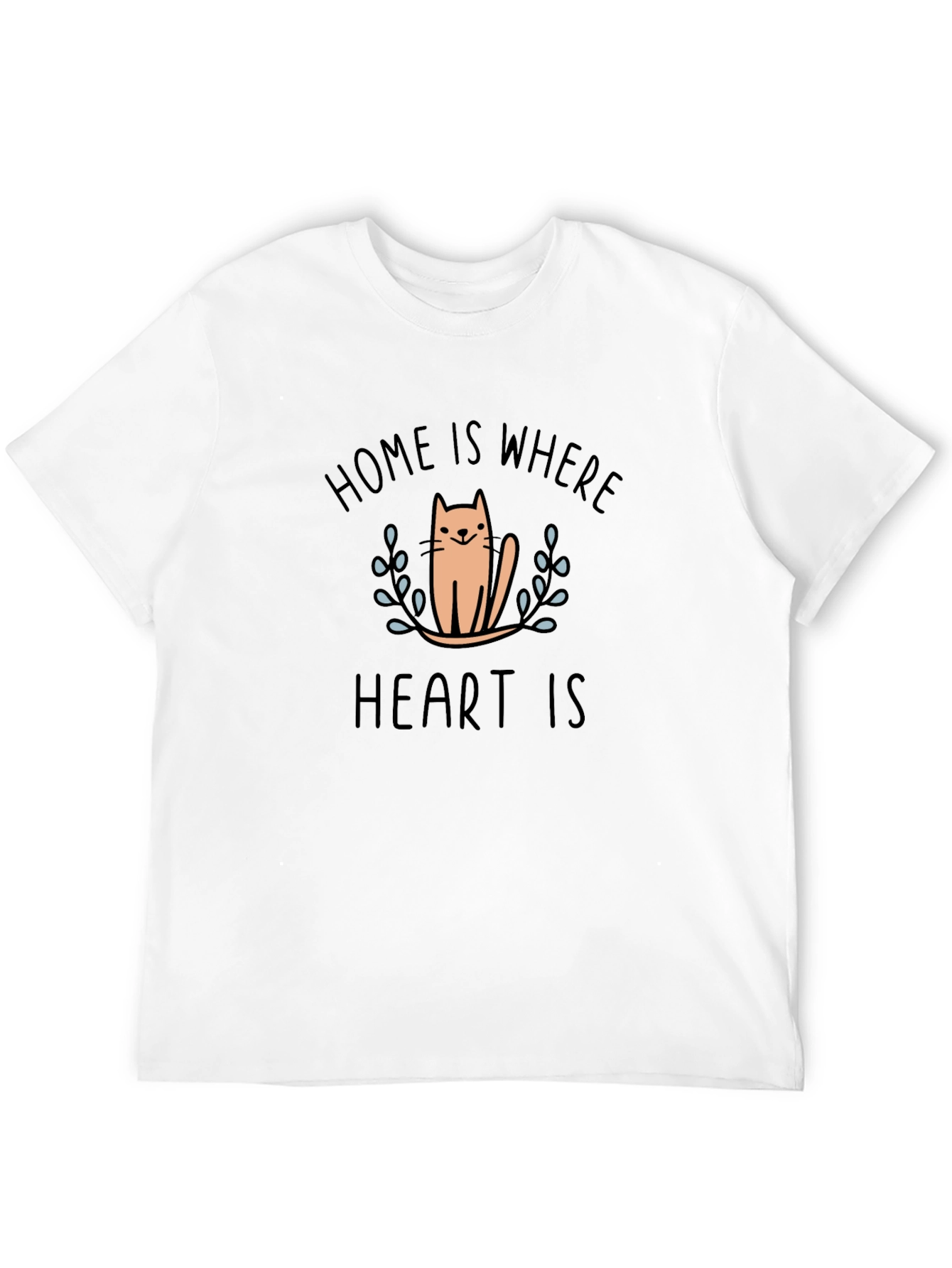 Home is Where the Heart Is Cat T-Shirt