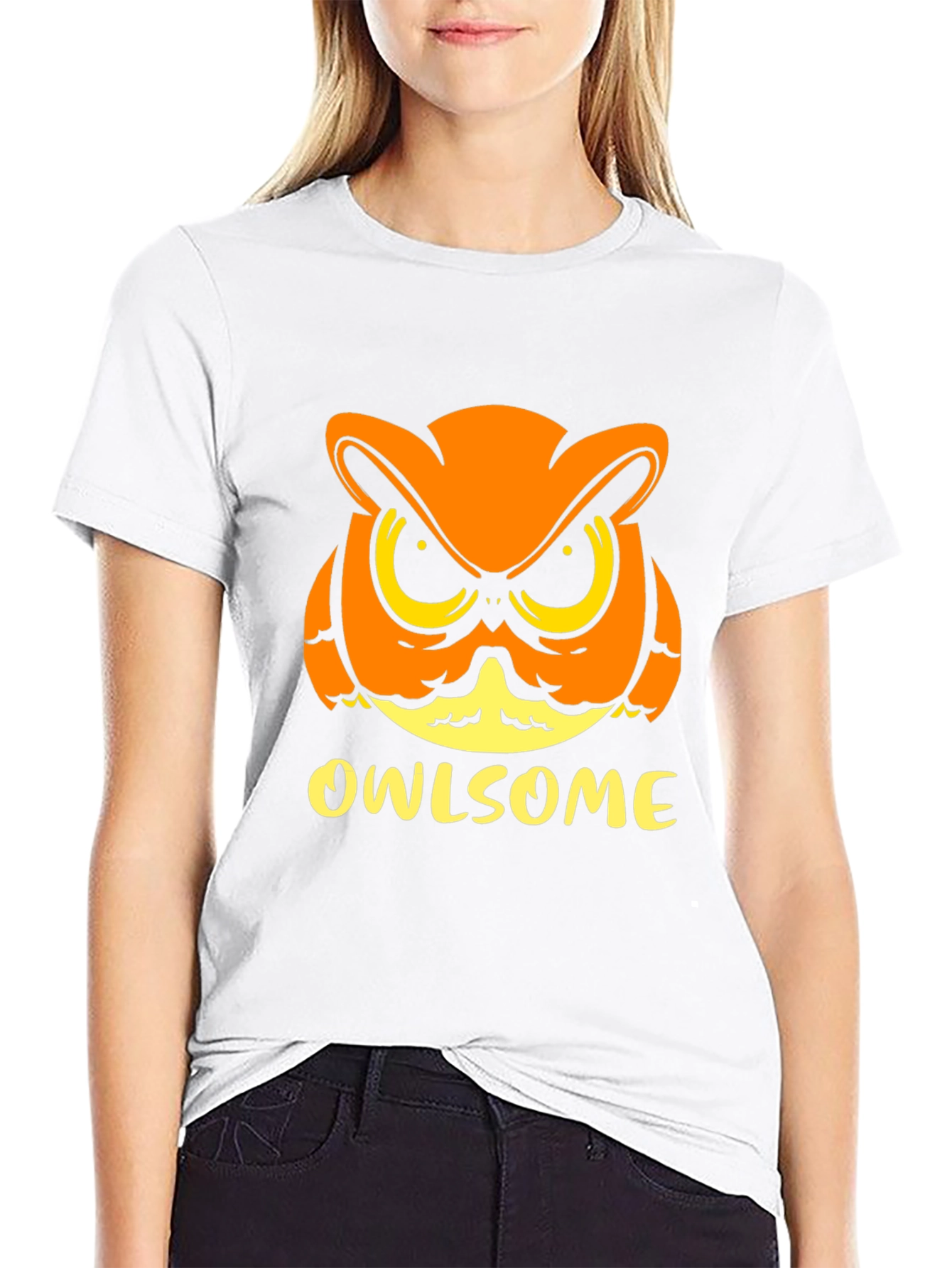 Owlsome Graphic T-Shirt - Black Cotton Tee