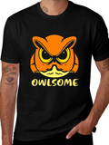 Owlsome Graphic T-Shirt - Black Cotton Tee