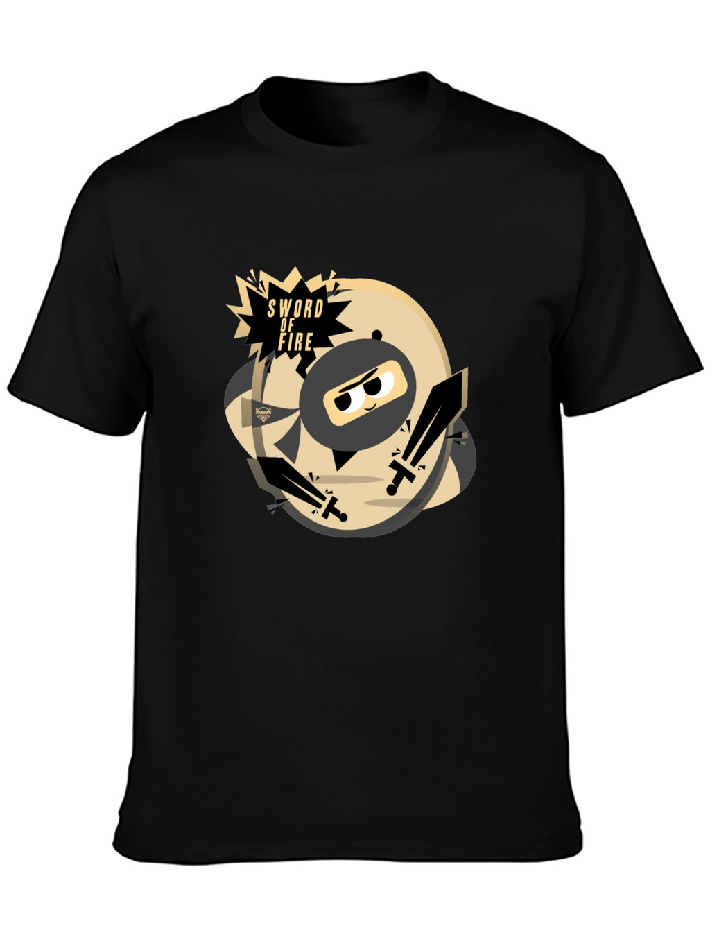 Sword of Fire Ninja Graphic T-Shirt