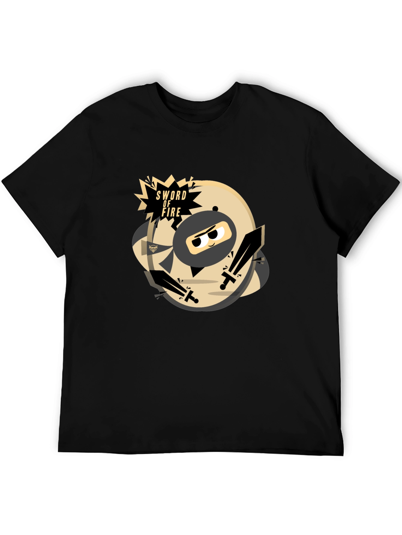 Sword of Fire Ninja Graphic T-Shirt