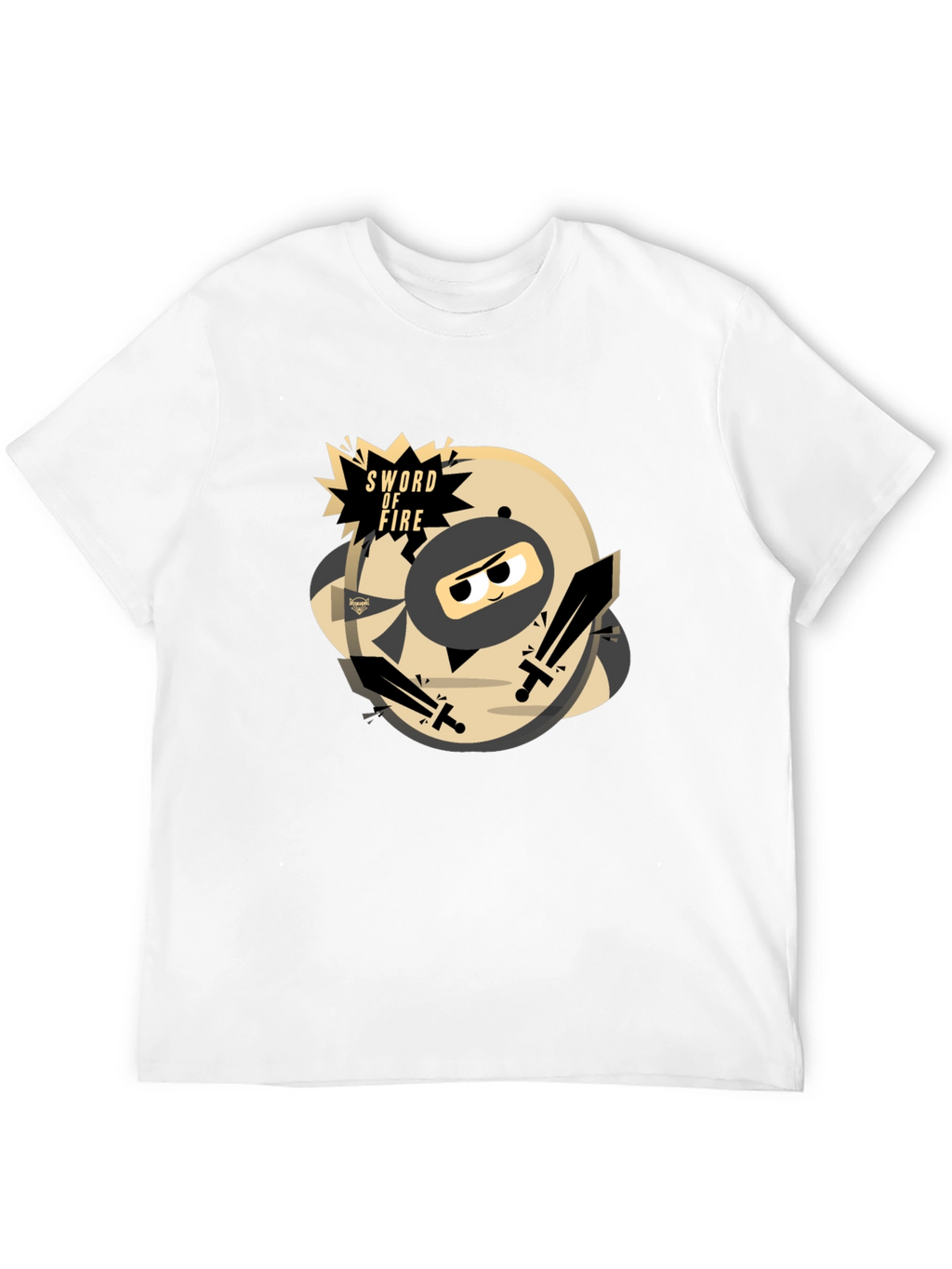 Sword of Fire Ninja Graphic T-Shirt