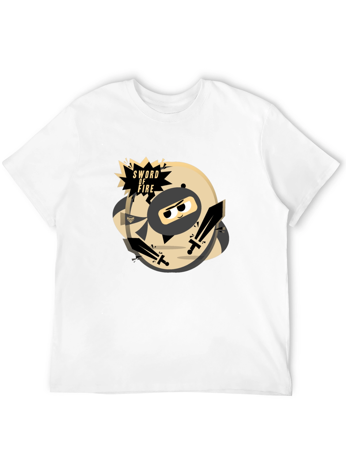 Sword of Fire Ninja Graphic T-Shirt