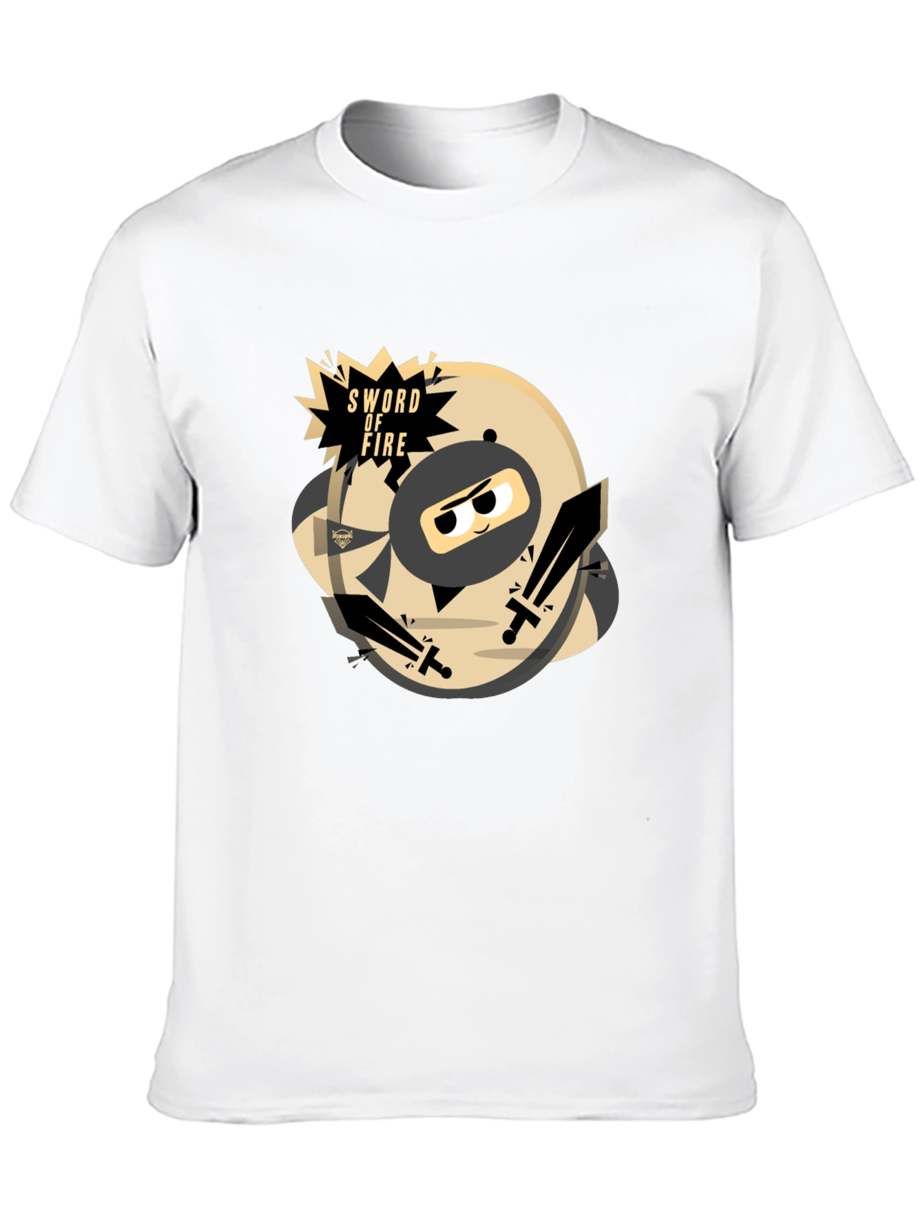 Sword of Fire Ninja Graphic T-Shirt