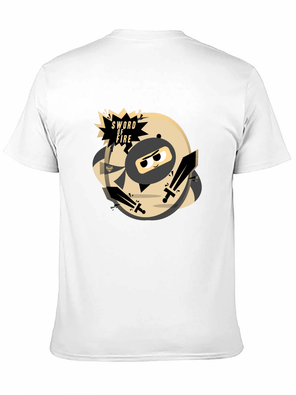 Sword of Fire Ninja Graphic T-Shirt