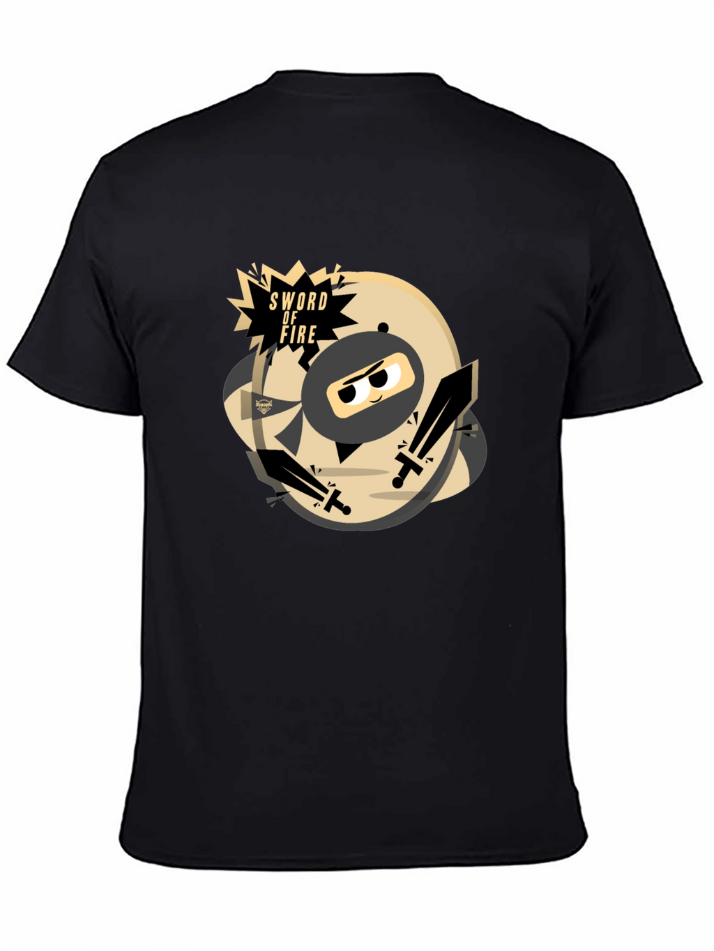 Sword of Fire Ninja Graphic T-Shirt