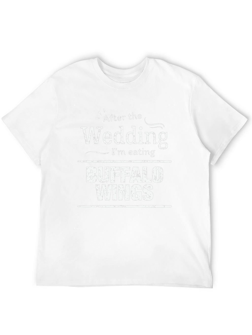 Funny Wedding Buffalo Wings T-Shirt