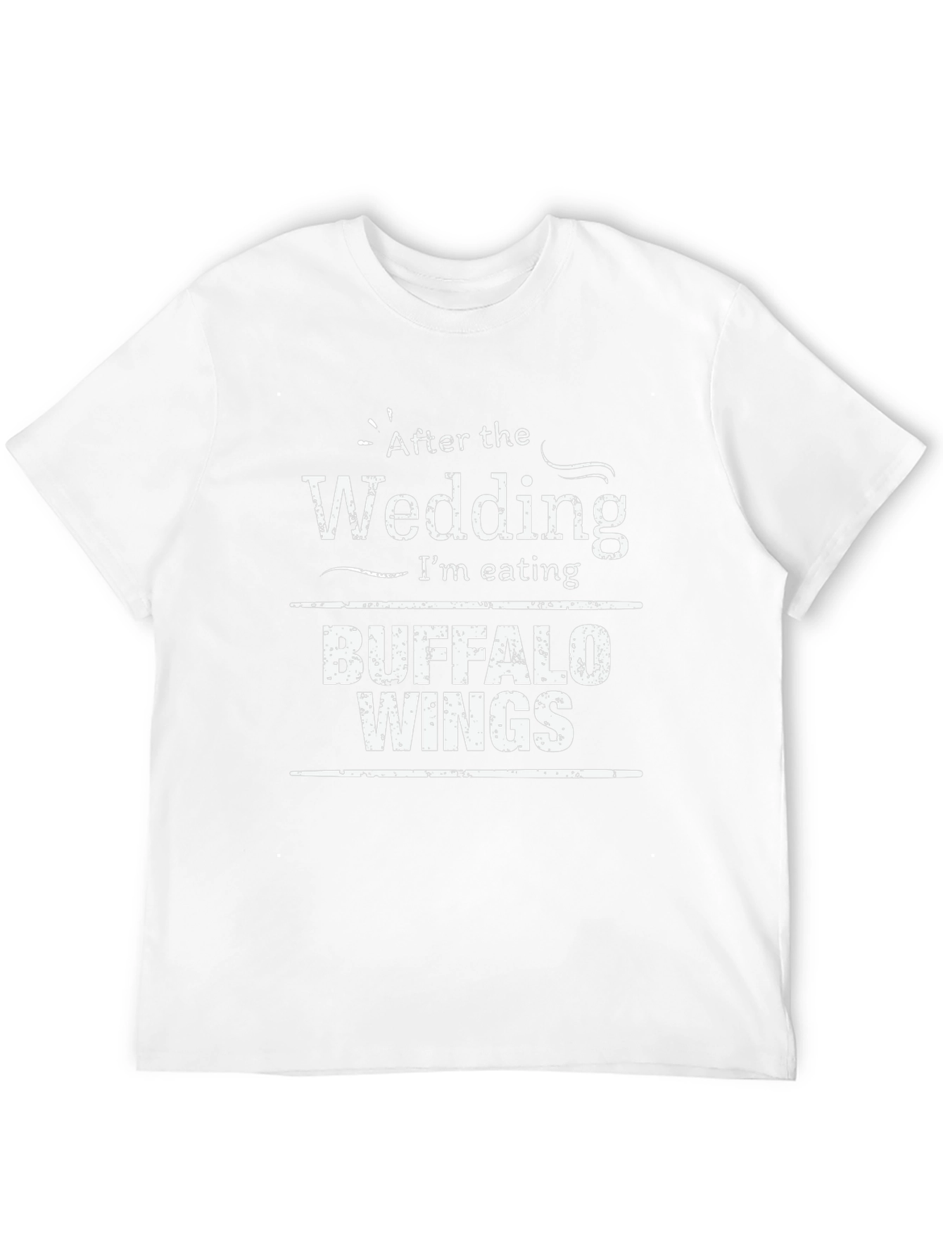 Funny Wedding Buffalo Wings T-Shirt