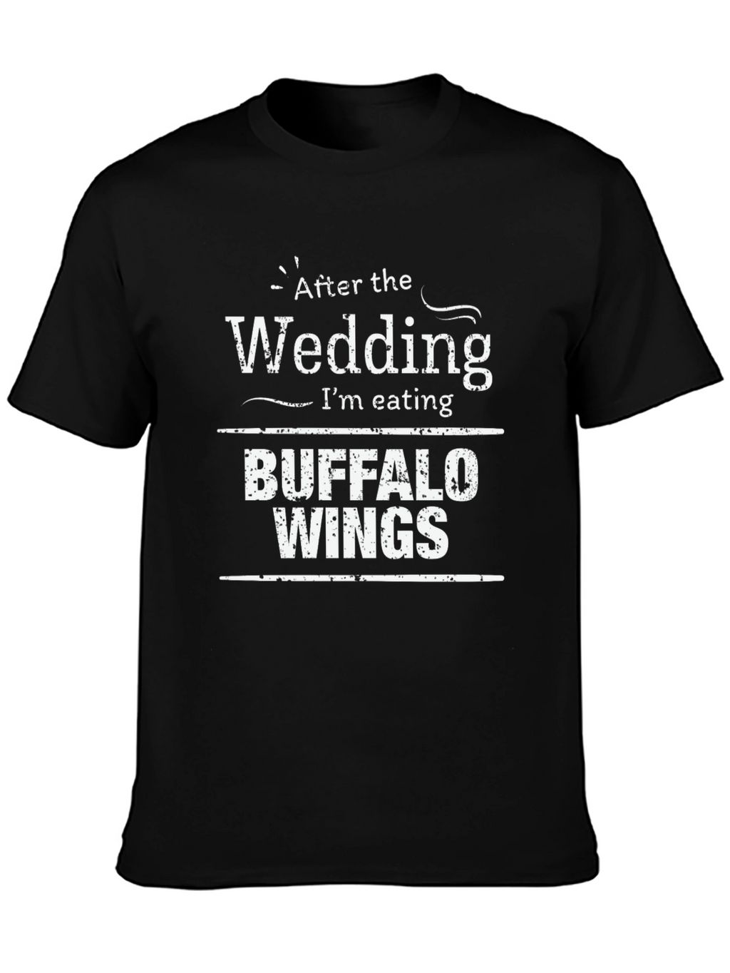 Funny Wedding Buffalo Wings T-Shirt
