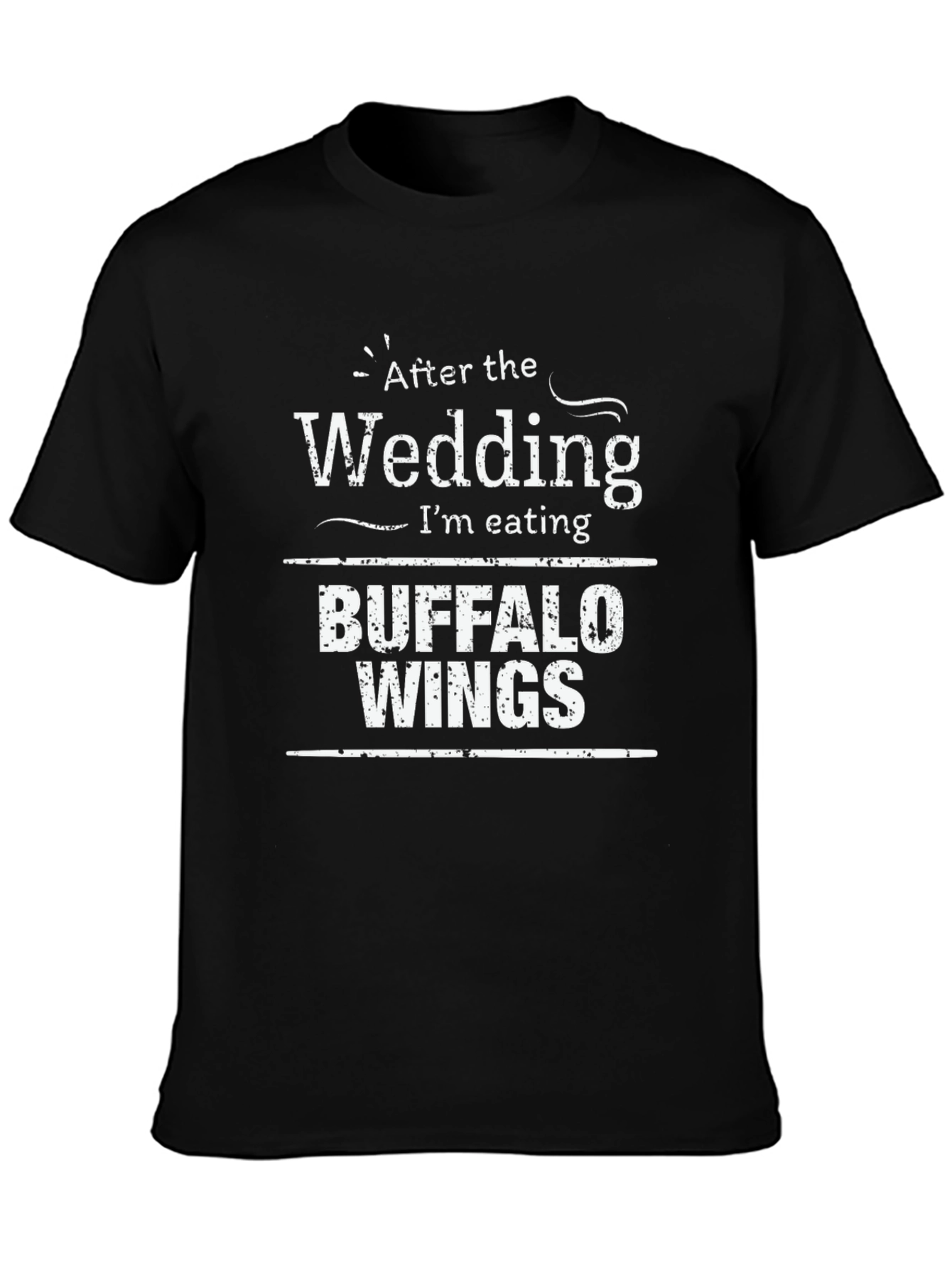 Funny Wedding Buffalo Wings T-Shirt