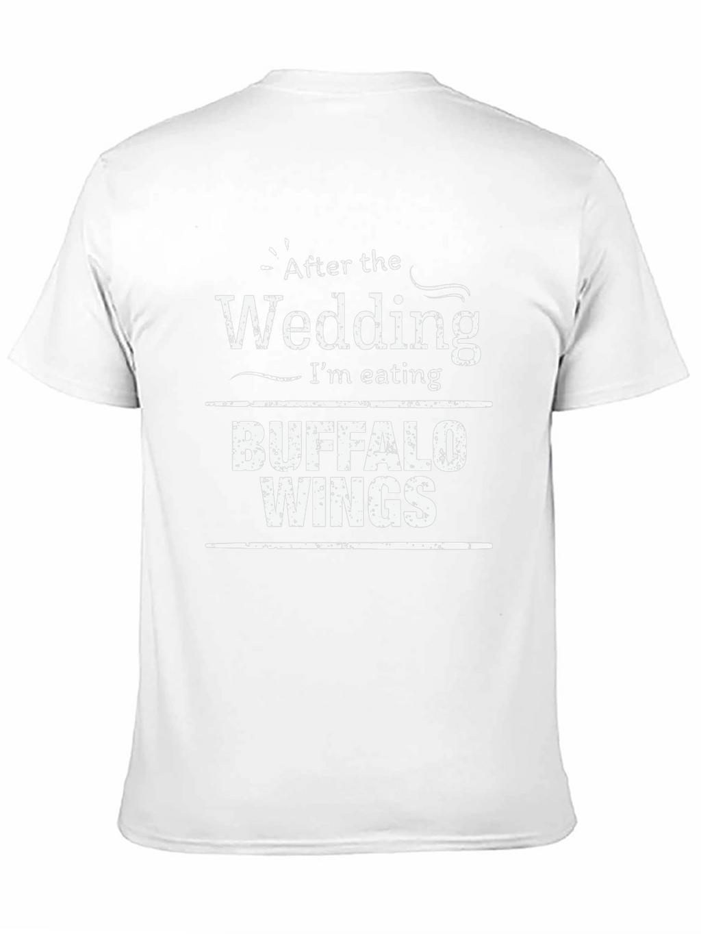 Funny Wedding Buffalo Wings T-Shirt