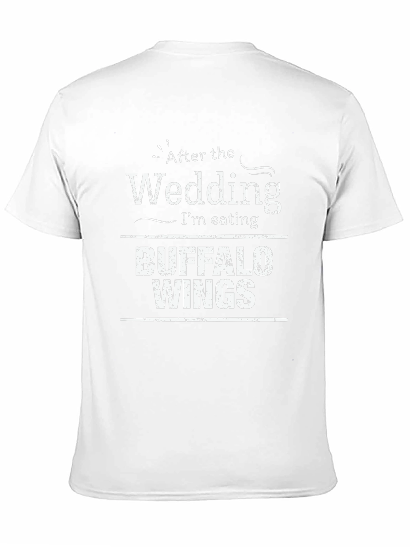 Funny Wedding Buffalo Wings T-Shirt