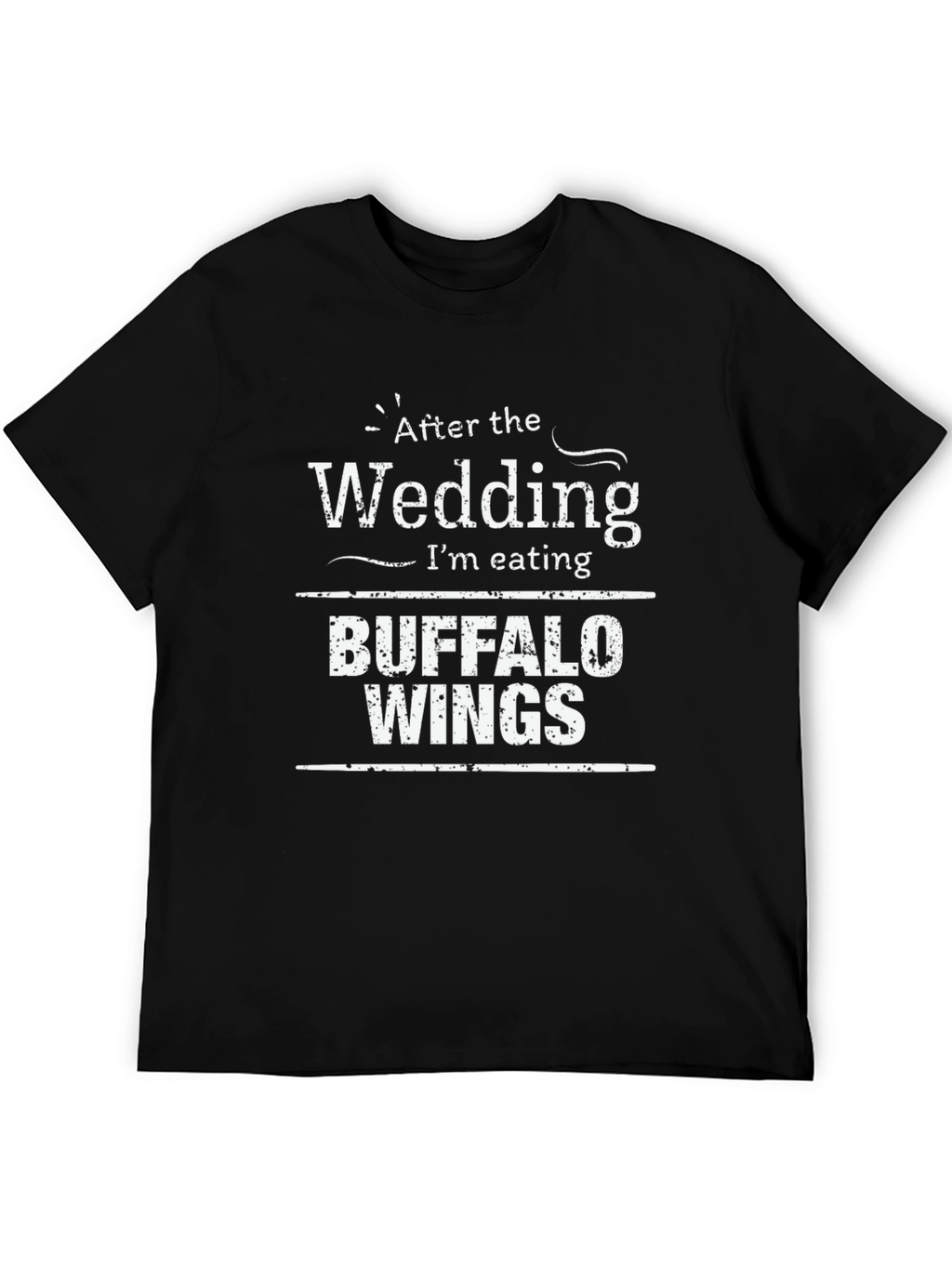 Funny Wedding Buffalo Wings T-Shirt