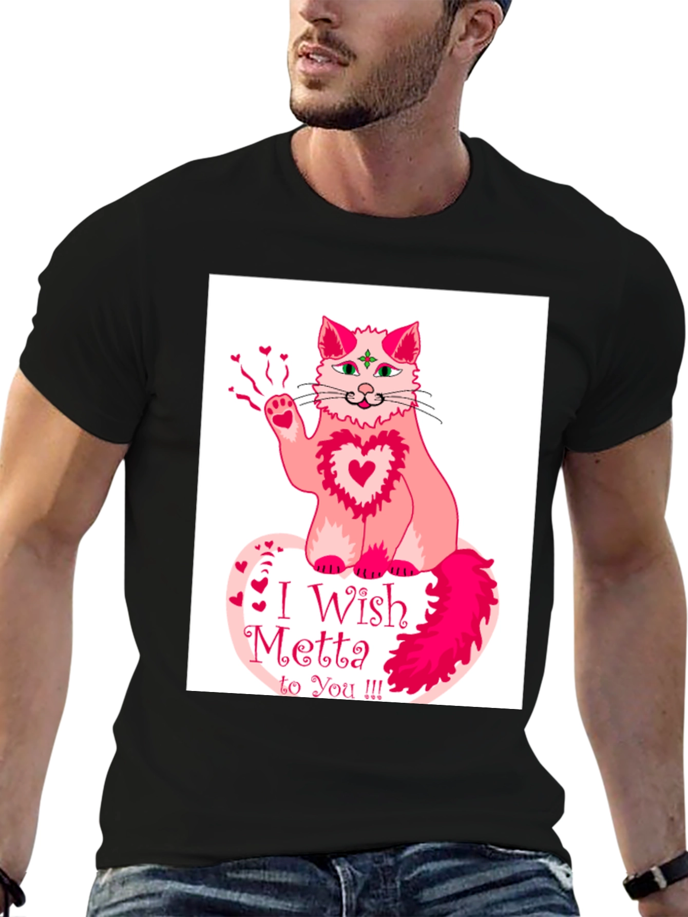 I Wish Metta to You Cat T-Shirt