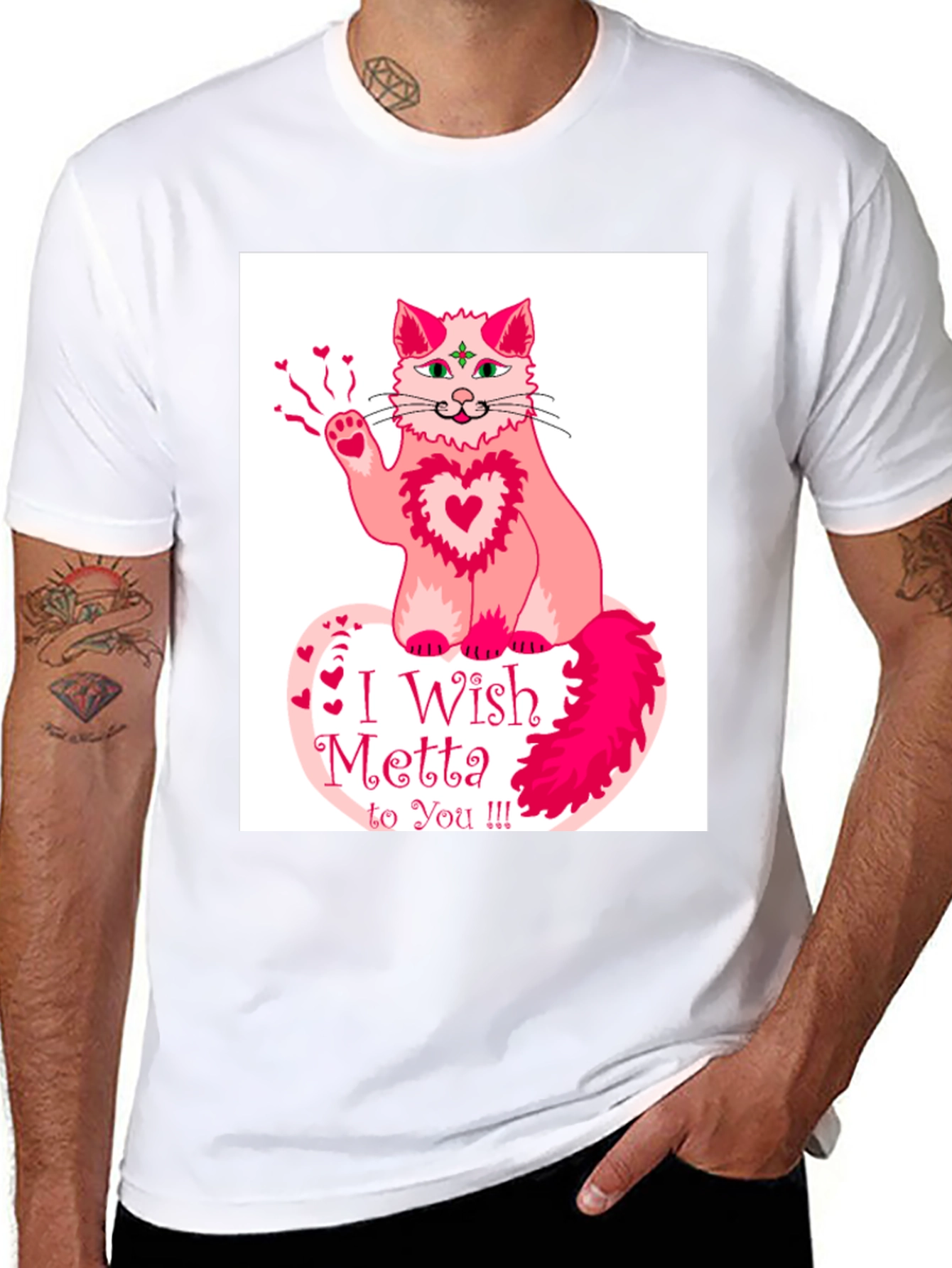 I Wish Metta to You Cat T-Shirt