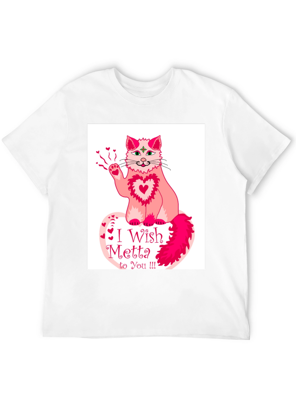 I Wish Metta to You Cat T-Shirt