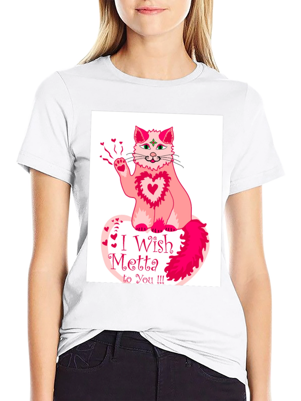 I Wish Metta to You Cat T-Shirt