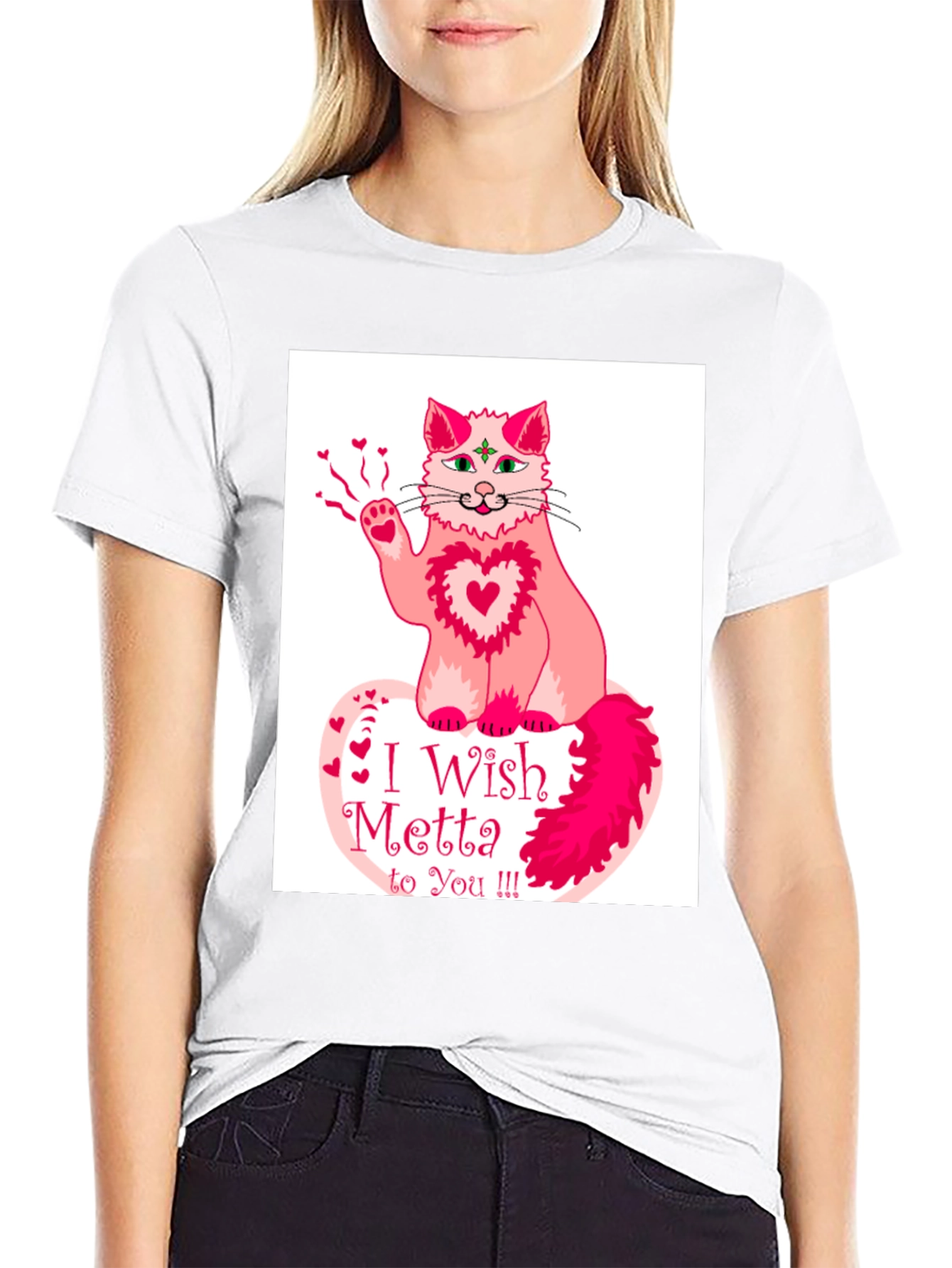 I Wish Metta to You Cat T-Shirt