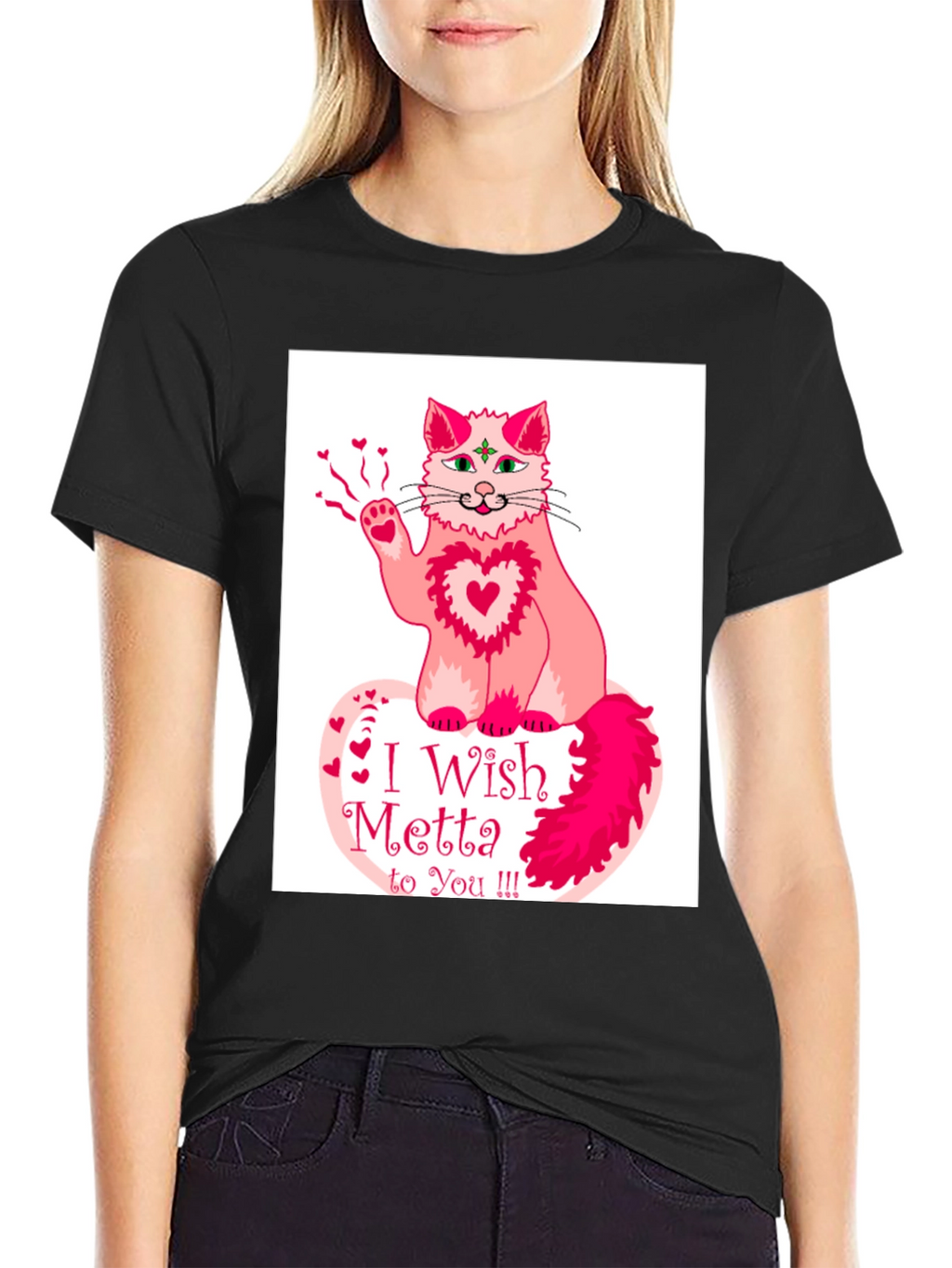 I Wish Metta to You Cat T-Shirt