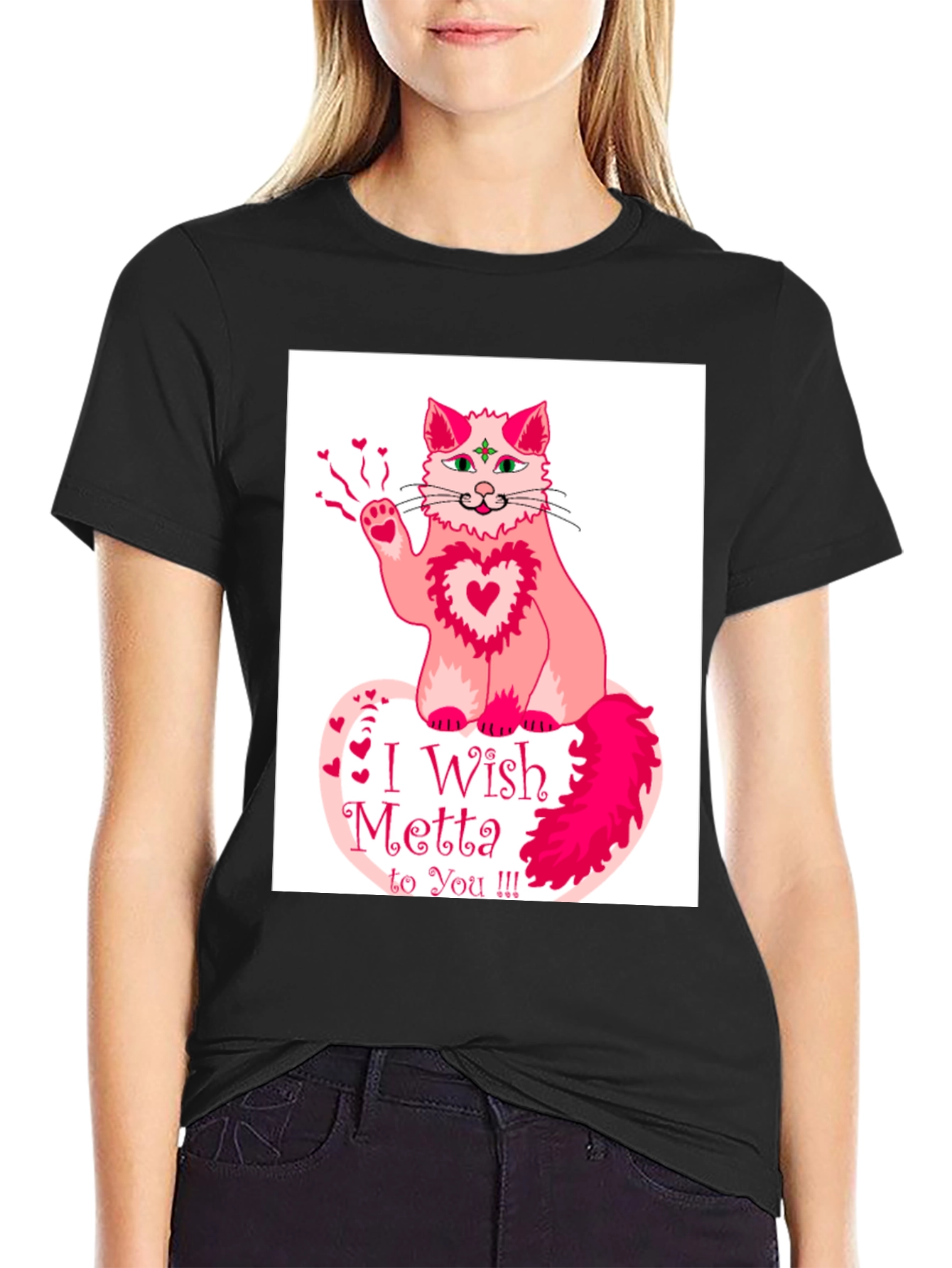 I Wish Metta to You Cat T-Shirt
