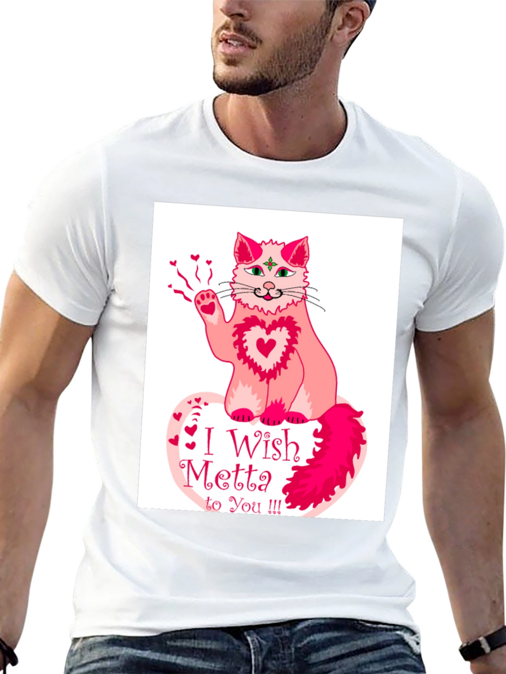 I Wish Metta to You Cat T-Shirt