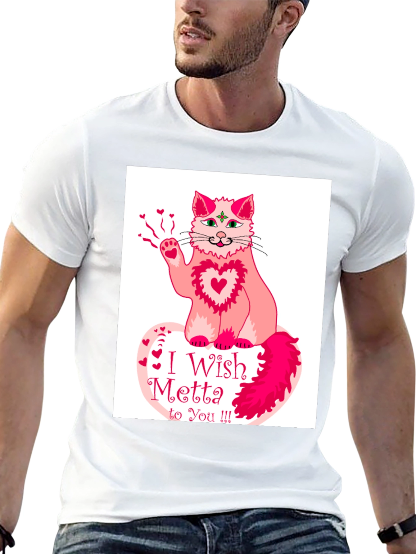 I Wish Metta to You Cat T-Shirt