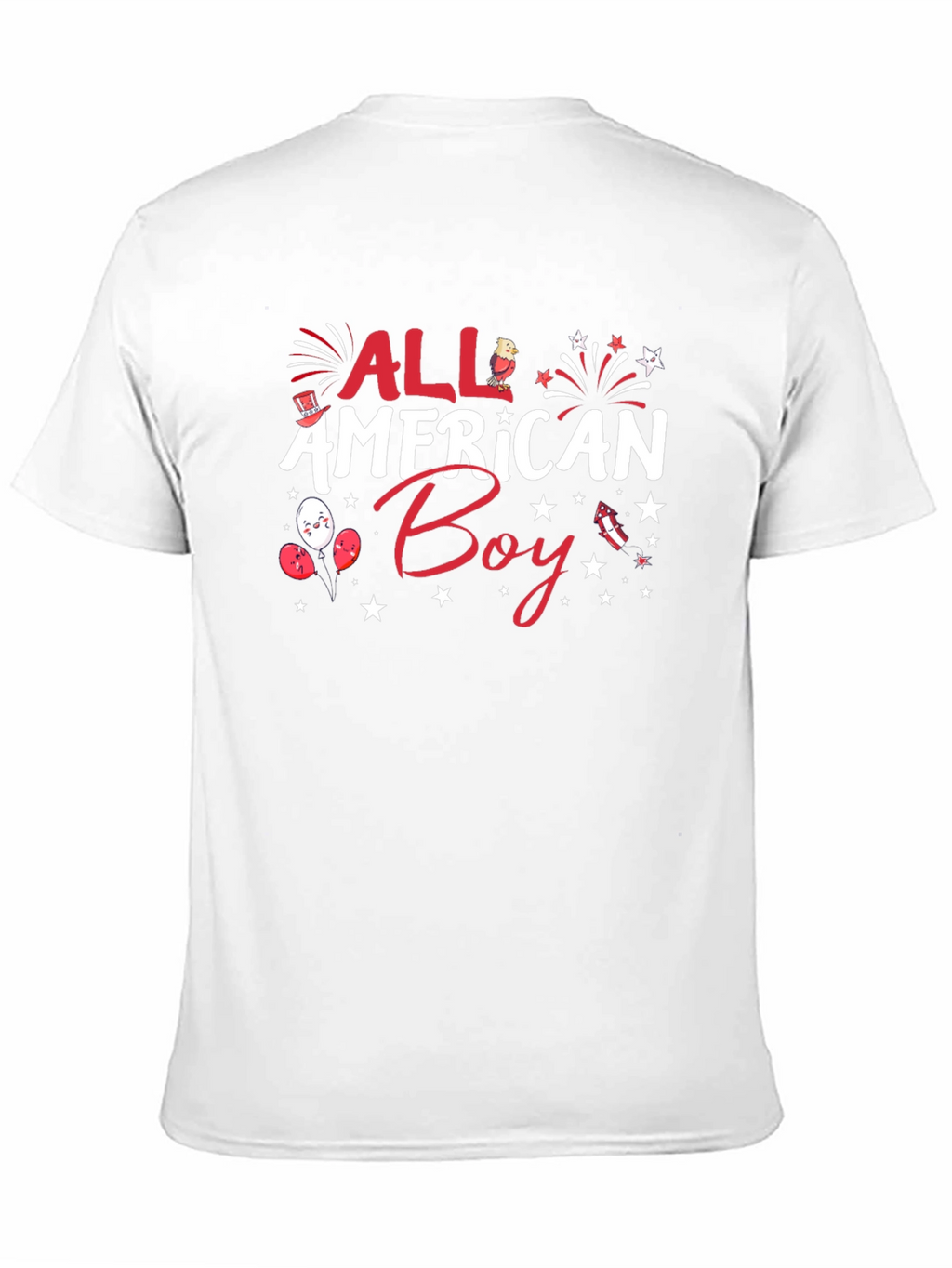 All American Boy Patriotic Graphic Tee