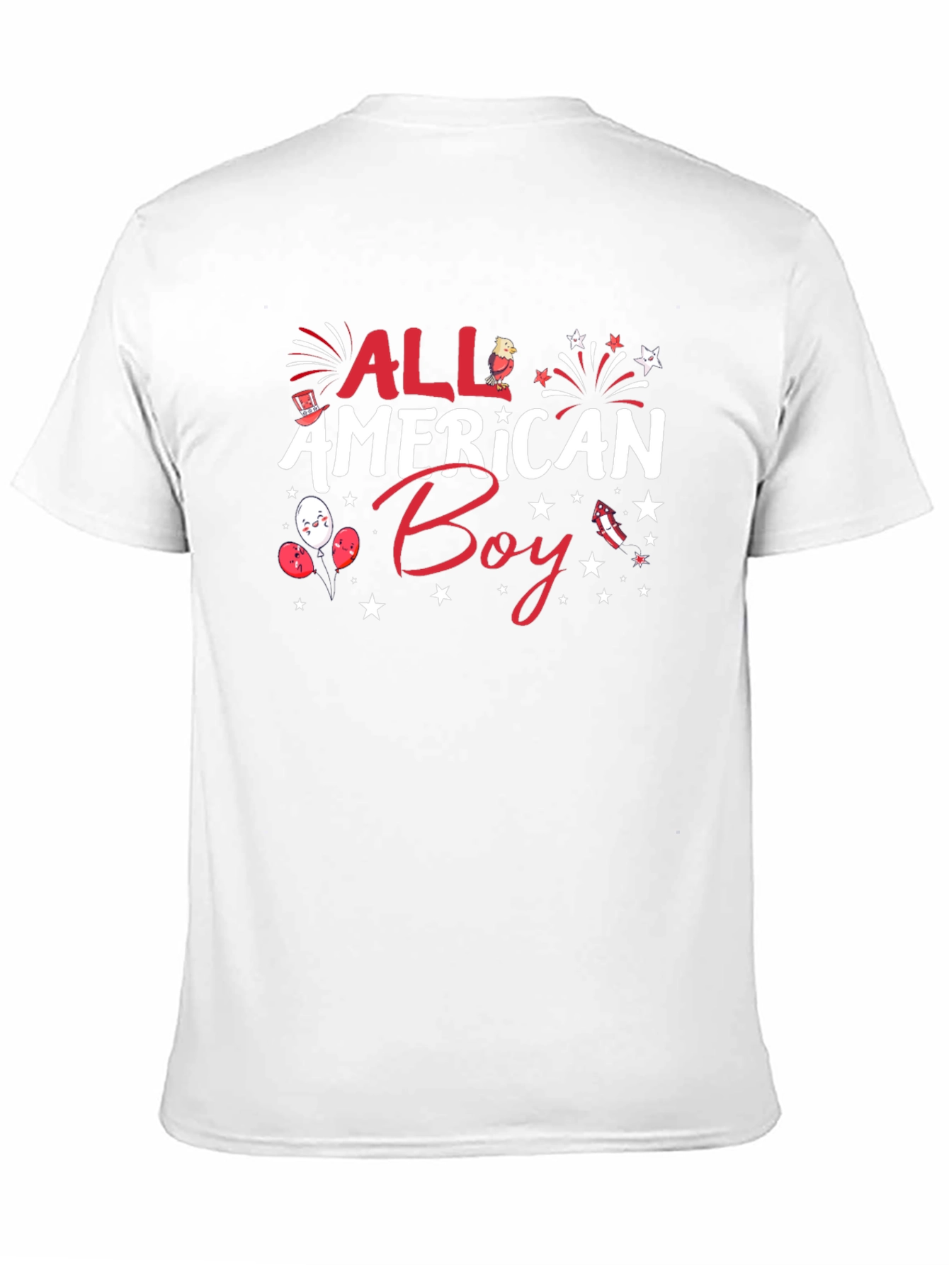 All American Boy Patriotic Graphic Tee