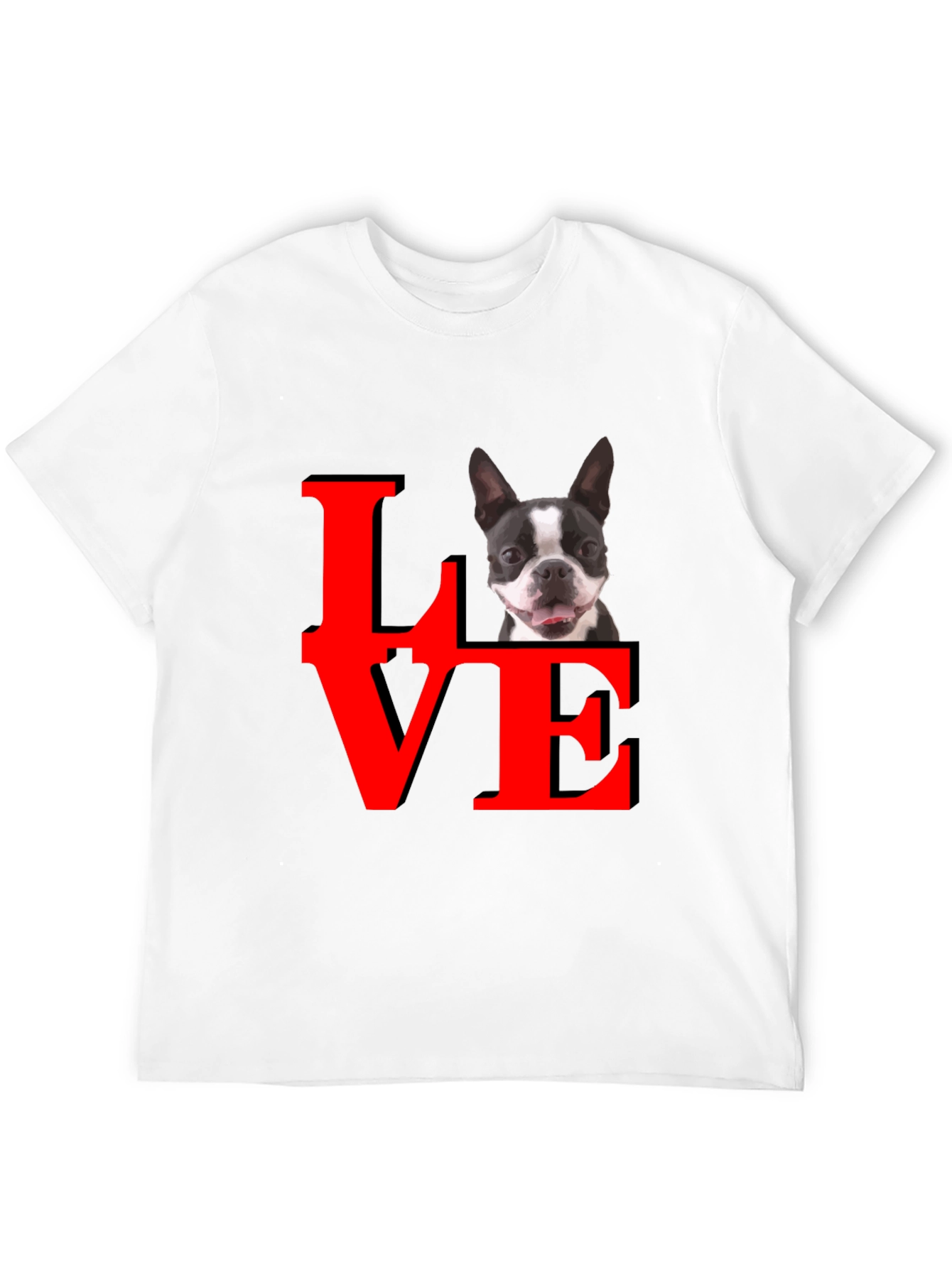 Dog Lover T-Shirt - Boston Terrier Love Tee