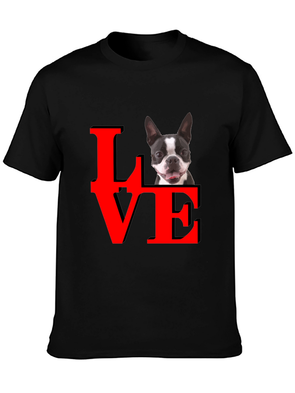Dog Lover T-Shirt - Boston Terrier Love Tee