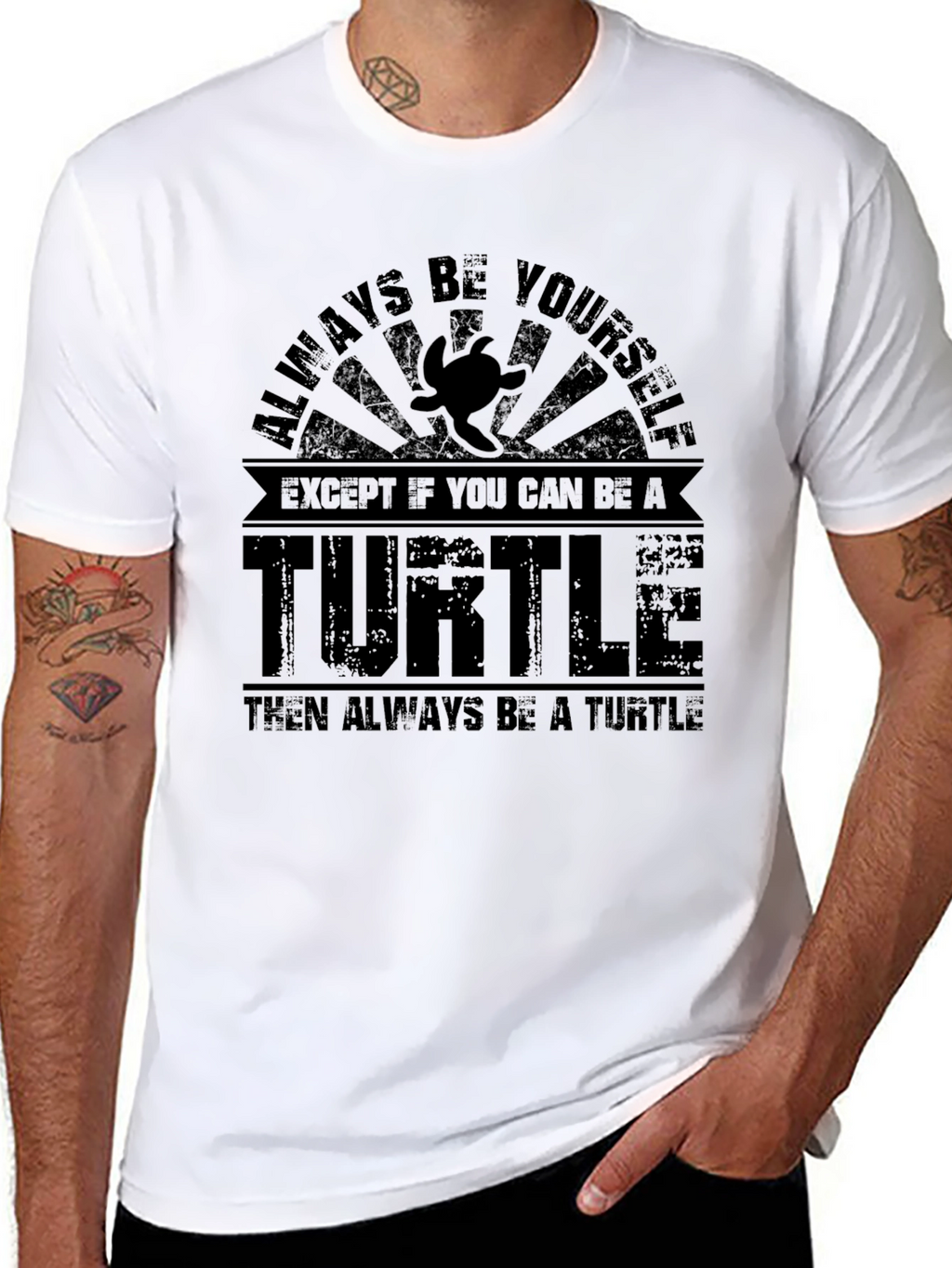 Always Be a Turtle Graphic T-Shirt