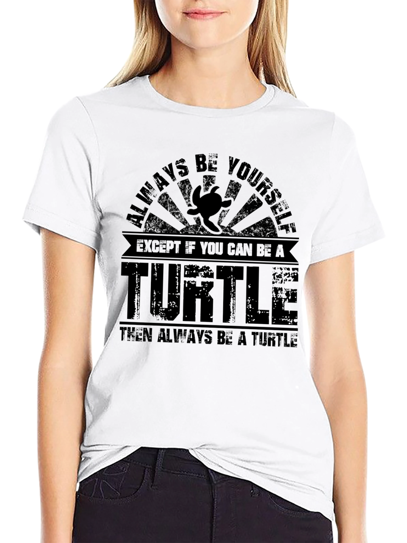 Always Be a Turtle Graphic T-Shirt