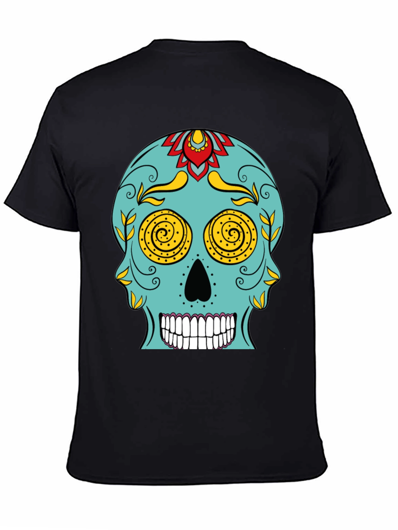 Sugar Skull Graphic Tee - Dia de los Muertos Design