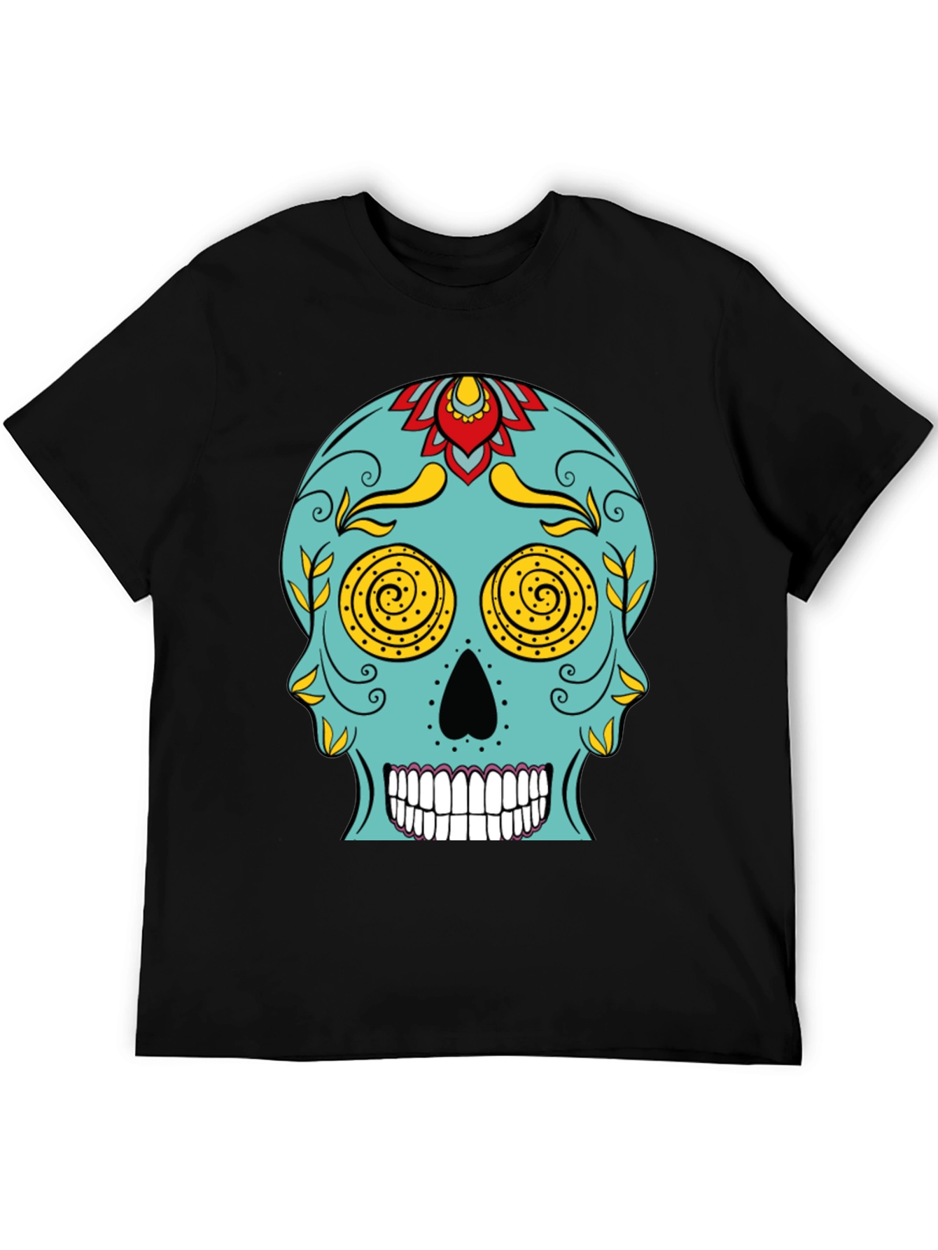 Sugar Skull Graphic Tee - Dia de los Muertos Design
