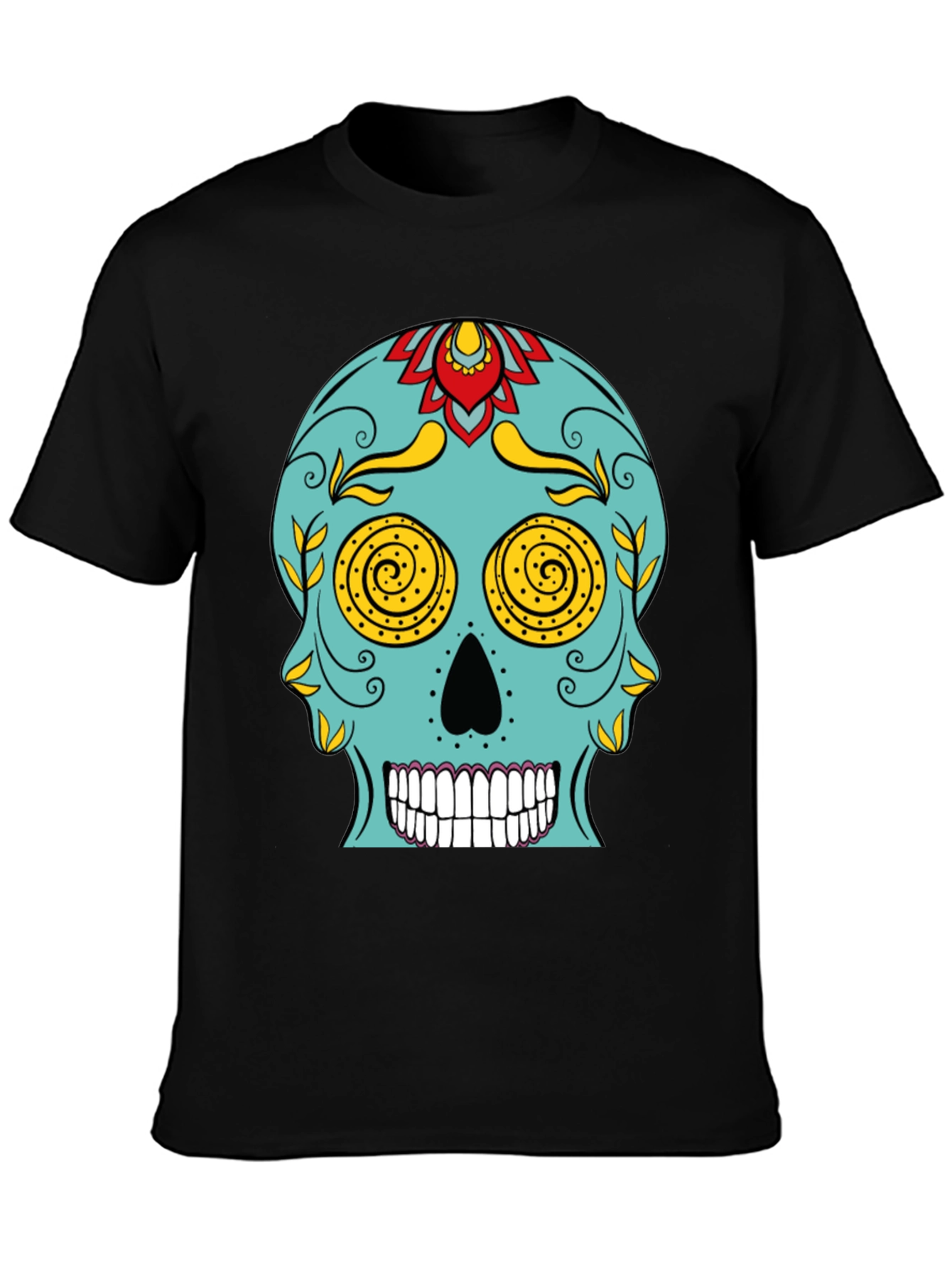 Sugar Skull Graphic Tee - Dia de los Muertos Design