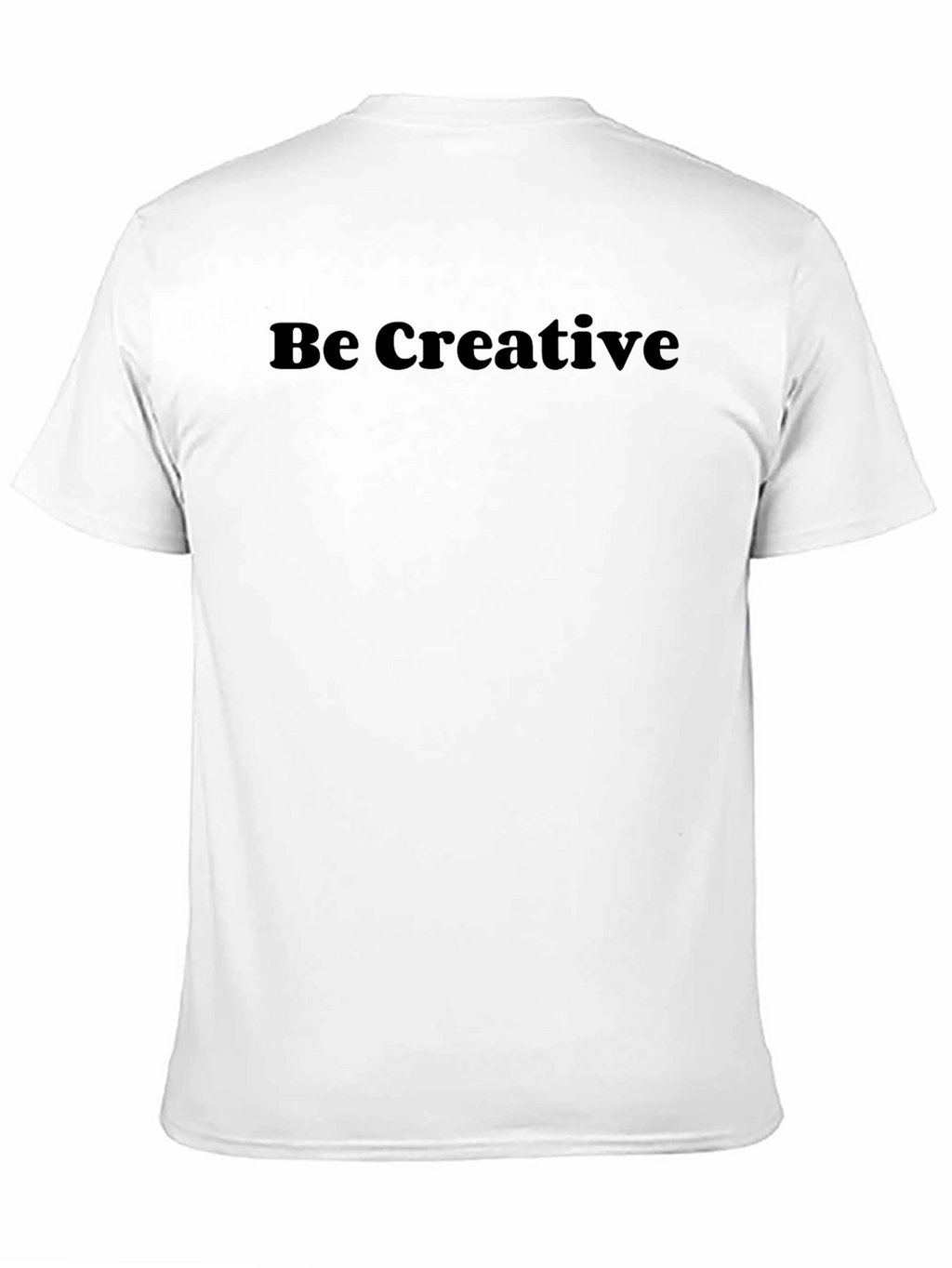 Be Creative Black Graphic Tee