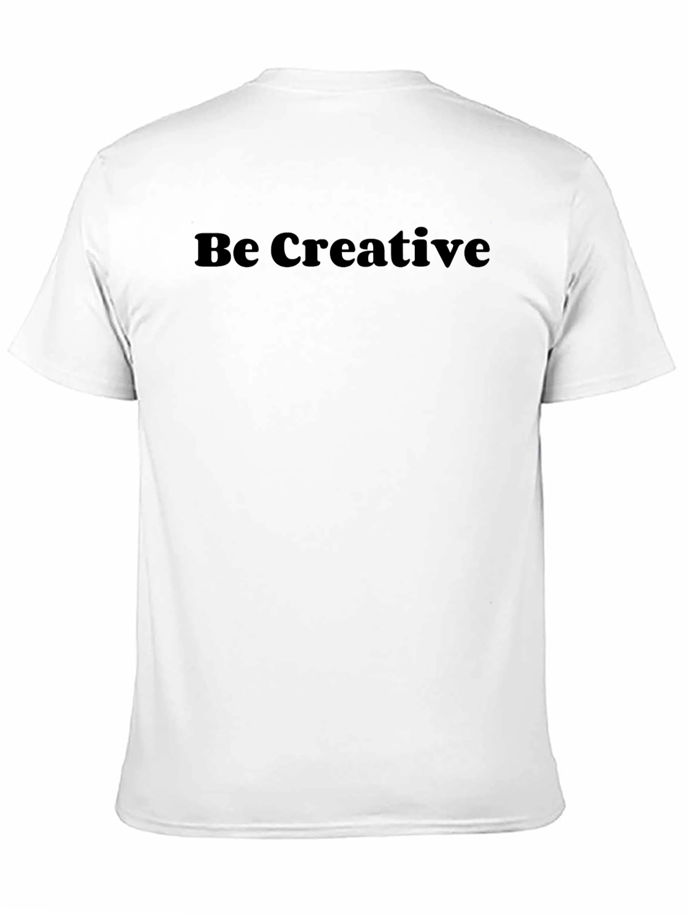 Be Creative Black Graphic Tee