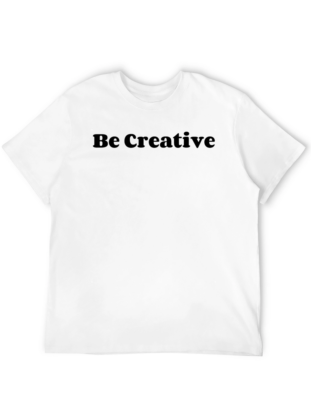Be Creative Black Graphic Tee