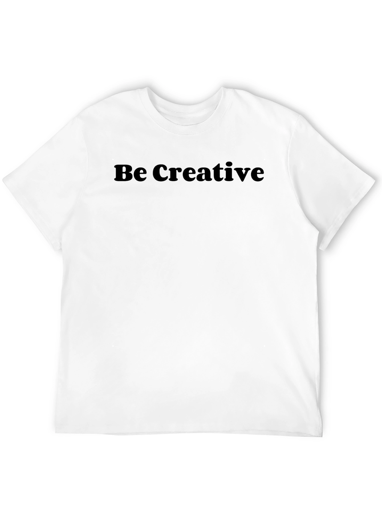 Be Creative Black Graphic Tee