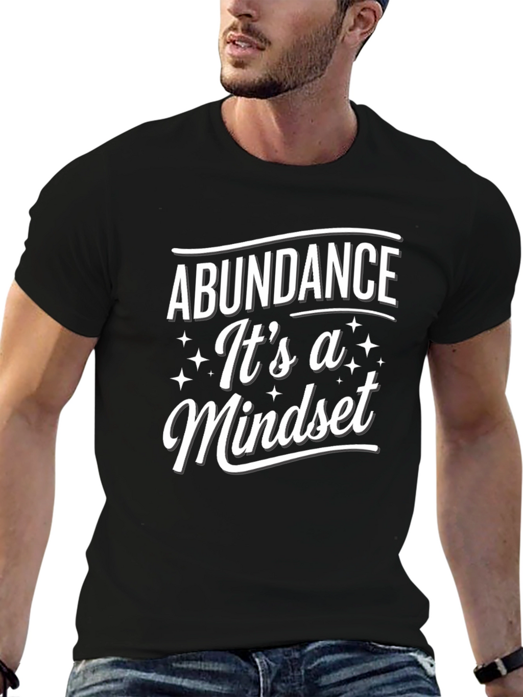 Abundance Mindset Graphic Tee - Motivational T-Shirt
