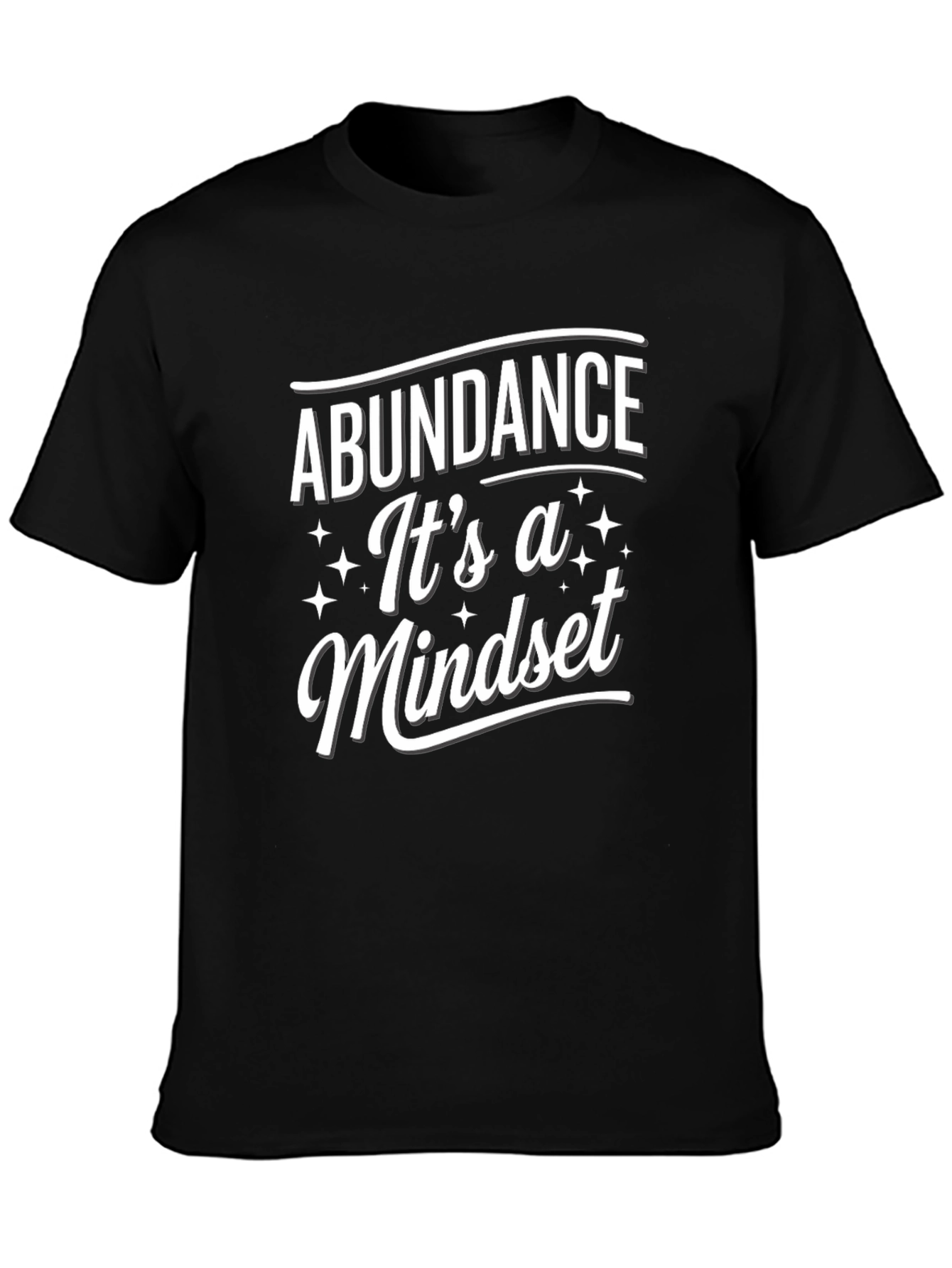 Abundance Mindset Graphic Tee - Motivational T-Shirt