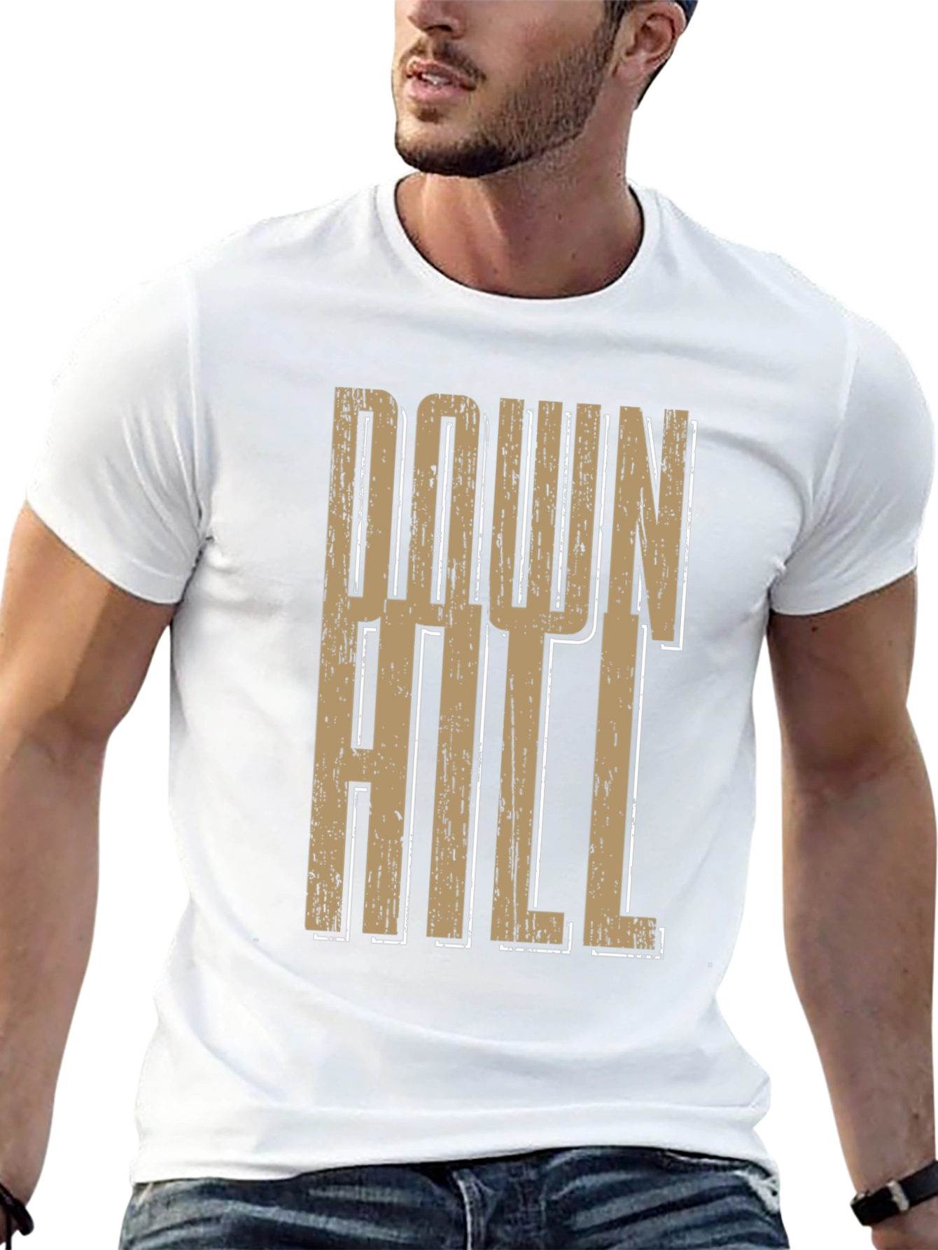 Downhill Graphic Print T-Shirt