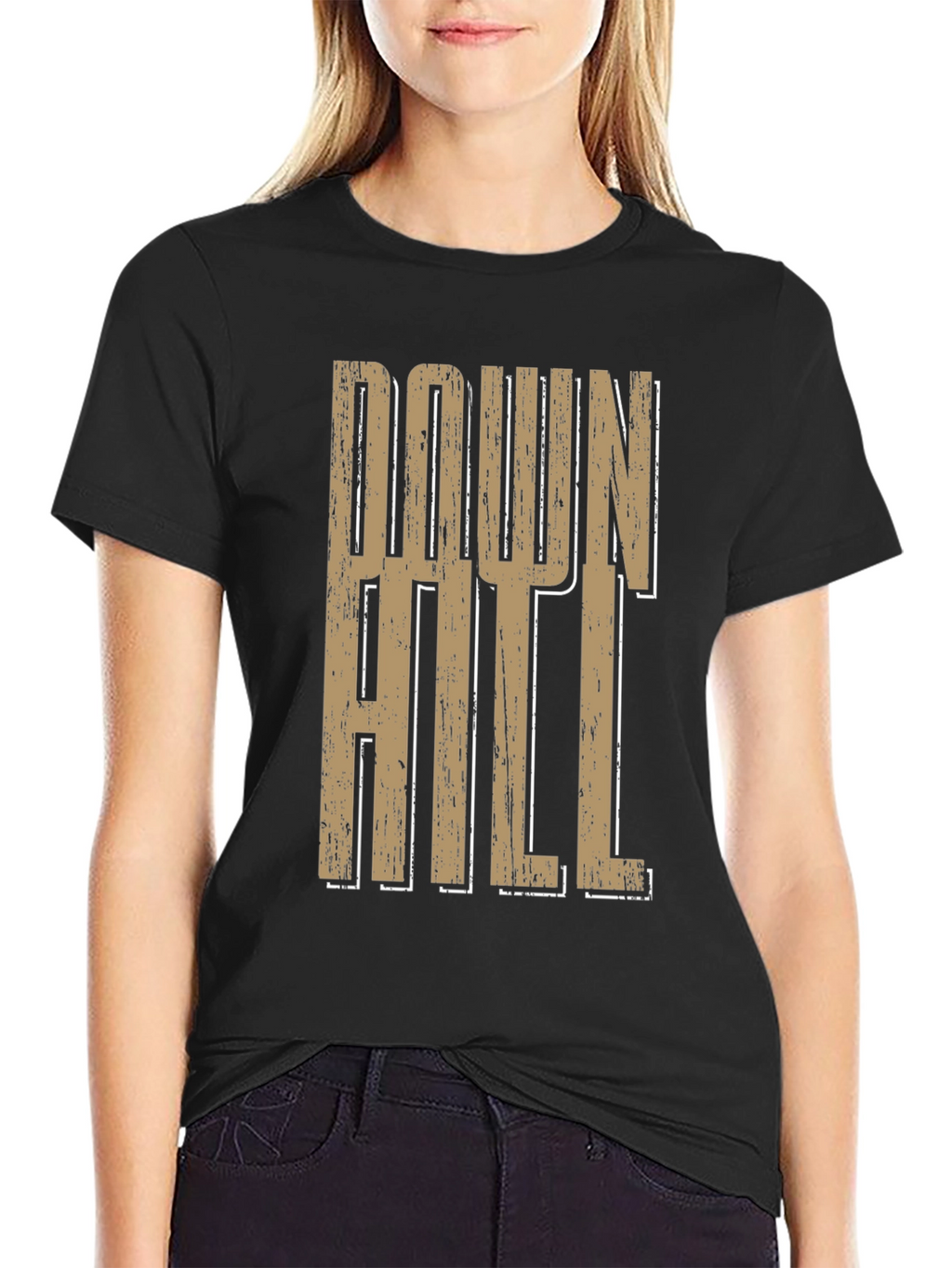 Downhill Graphic Print T-Shirt