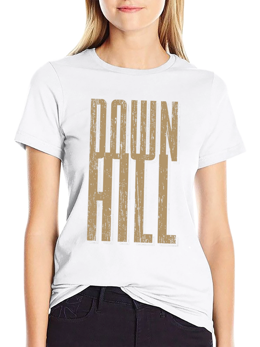 Downhill Graphic Print T-Shirt