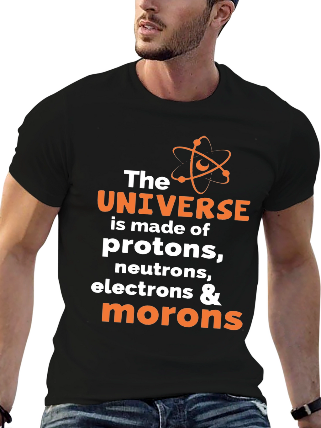 Funny Science Humor T-Shirt - Universe Morons