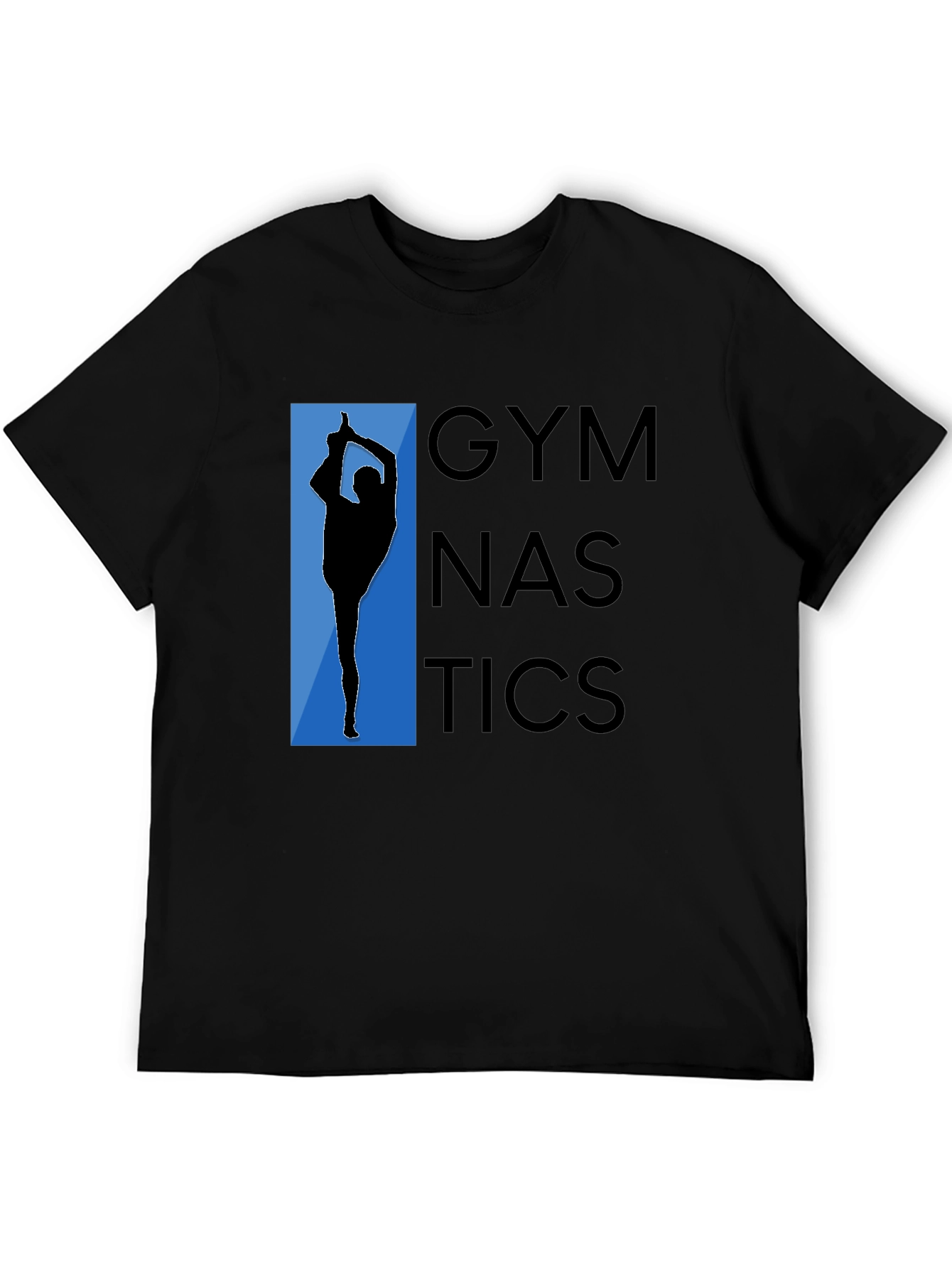 Gymnastics Graphic Tee - Black